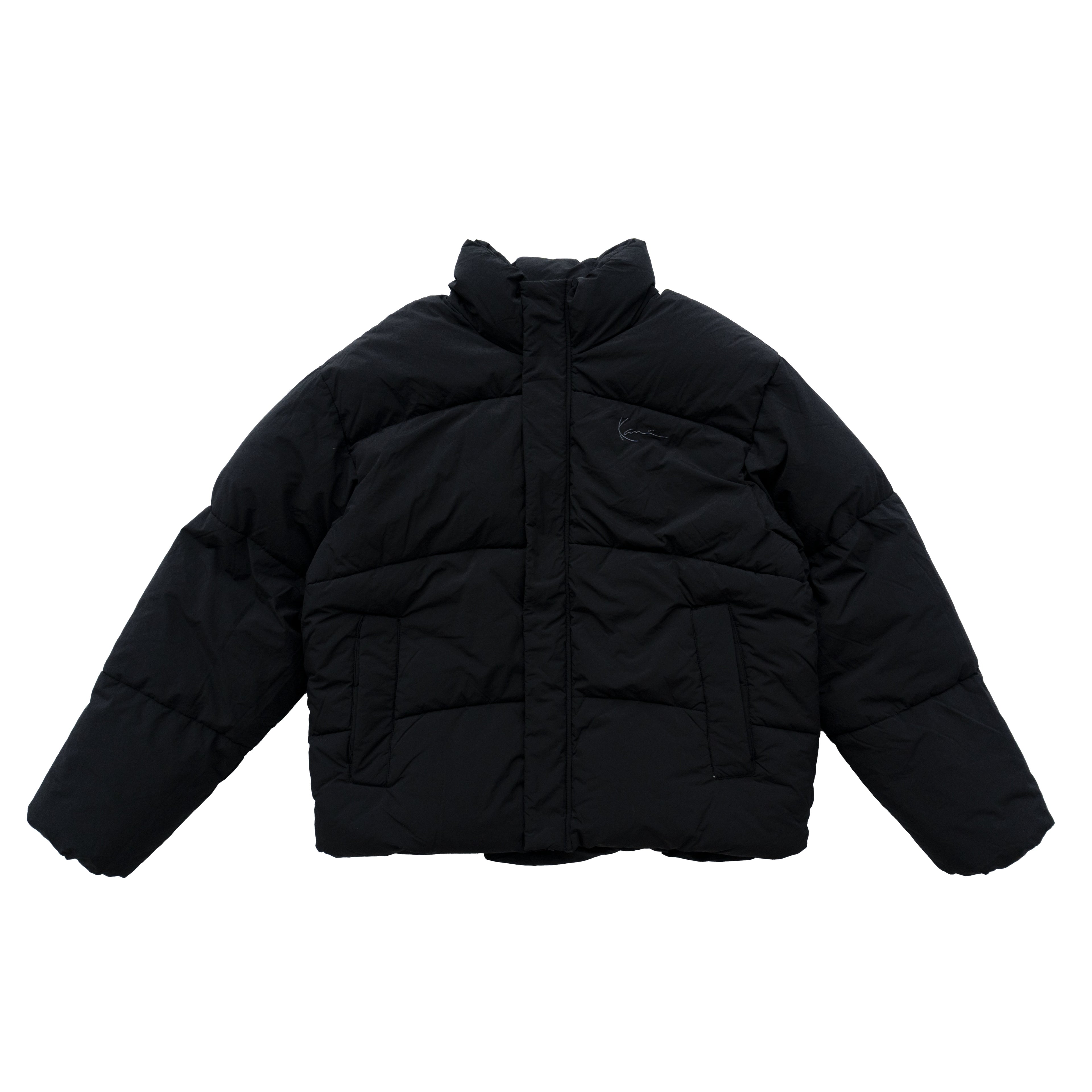 KARL KANI ESSENTIAL PUFFER JACKET – BLACK