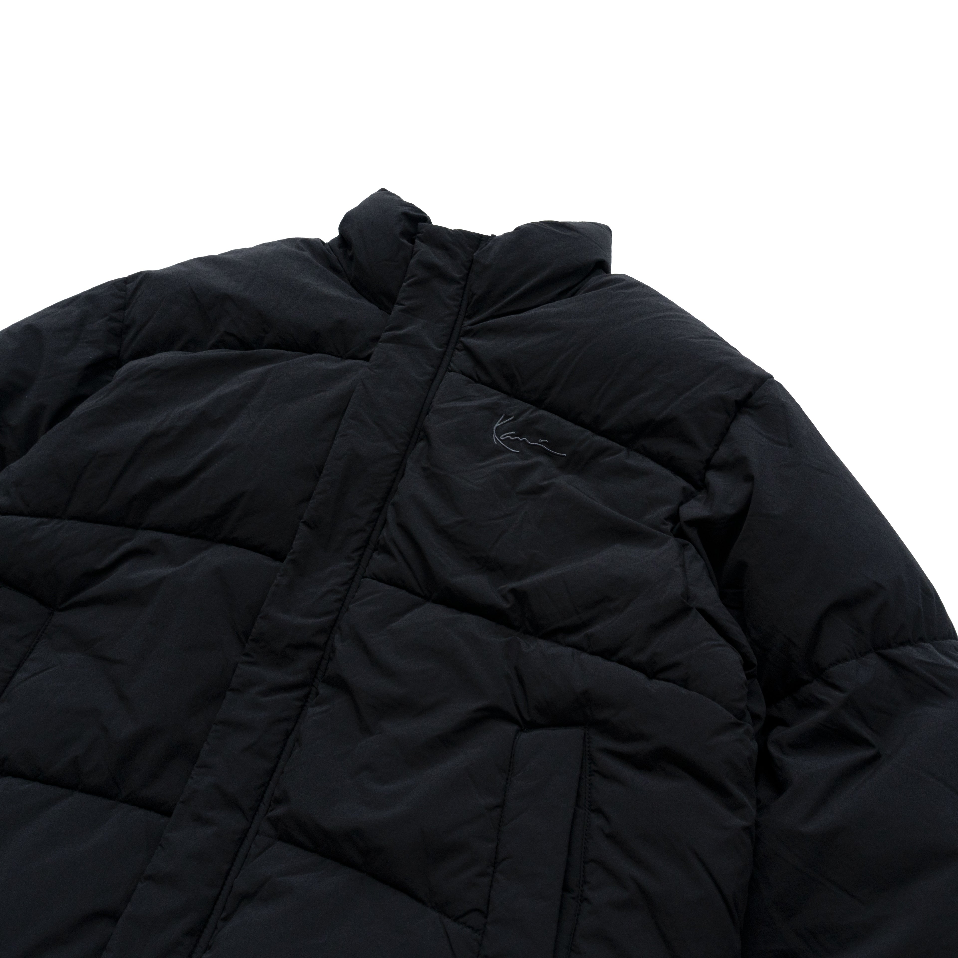 KARL KANI ESSENTIAL PUFFER JACKET – BLACK
