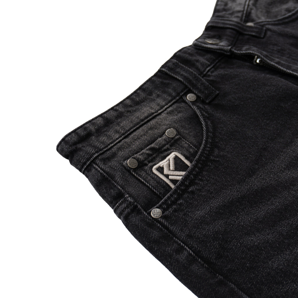 KARL KANI WASHED BAGGY JEANS – BLACK