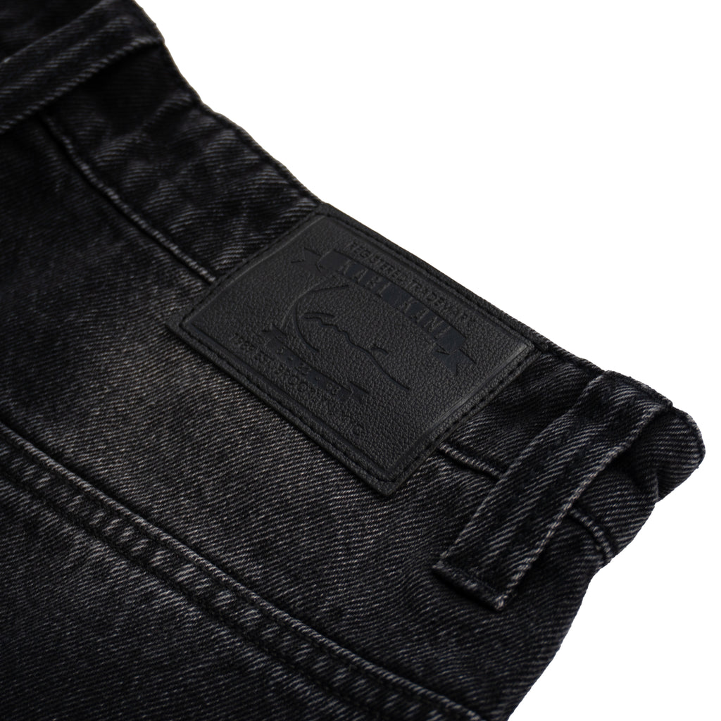 KARL KANI WASHED BAGGY JEANS – BLACK