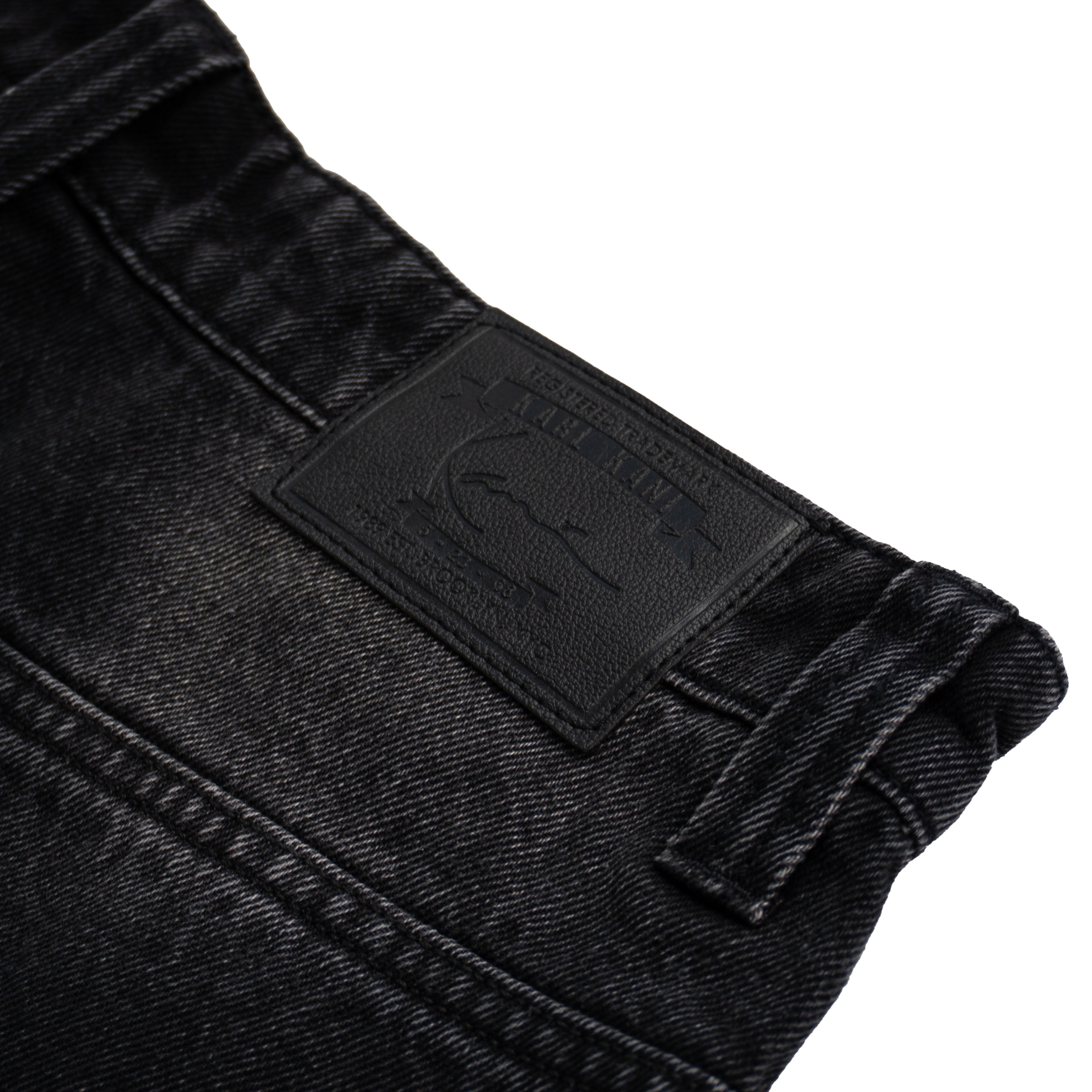 KARL KANI WASHED BAGGY JEANS – BLACK