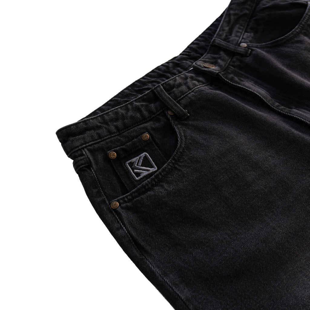 KARL KANI WIDE LEG JEANS – WASHED BLACK (W)