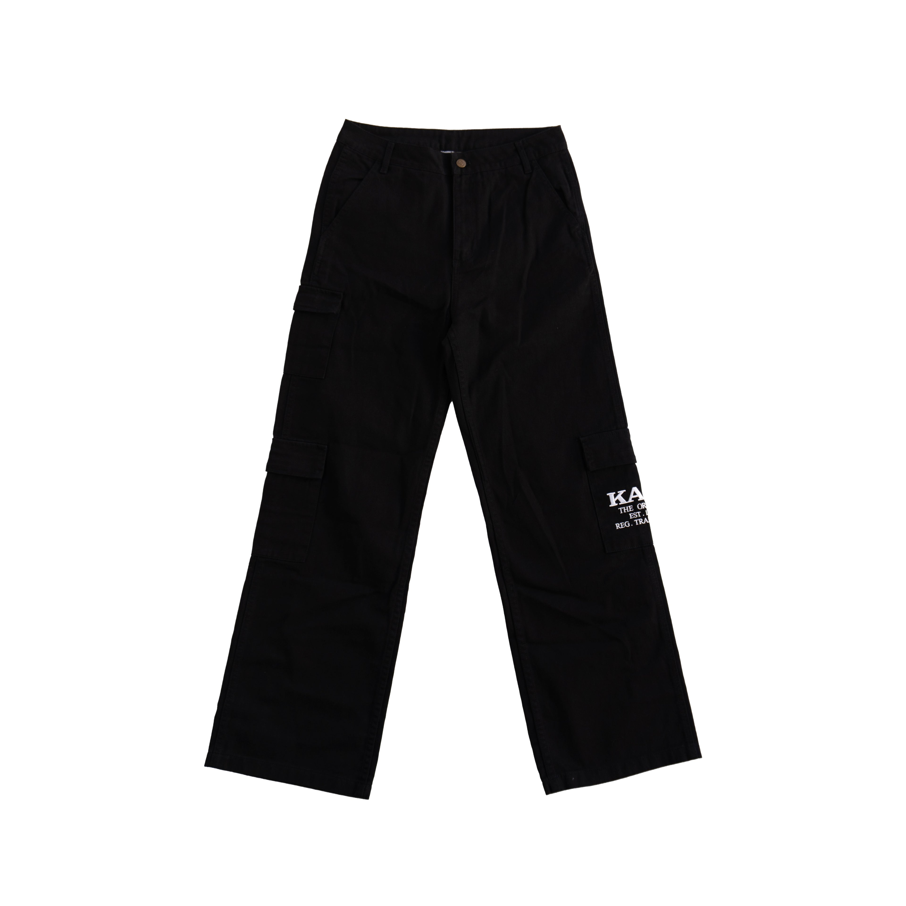 KARL KANI CARGO PANTS – BLACK (W)