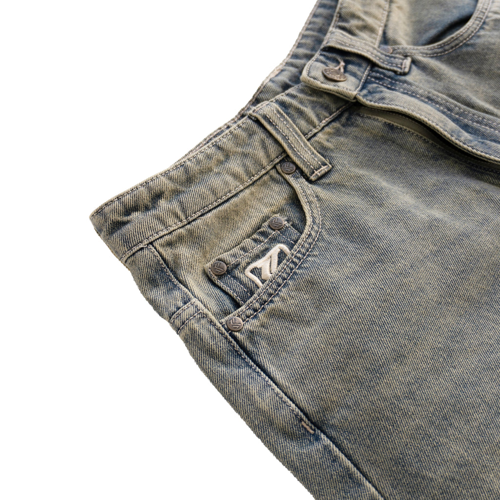 KARL KANI WIDE LEG JEANS – BLUE BEIJE