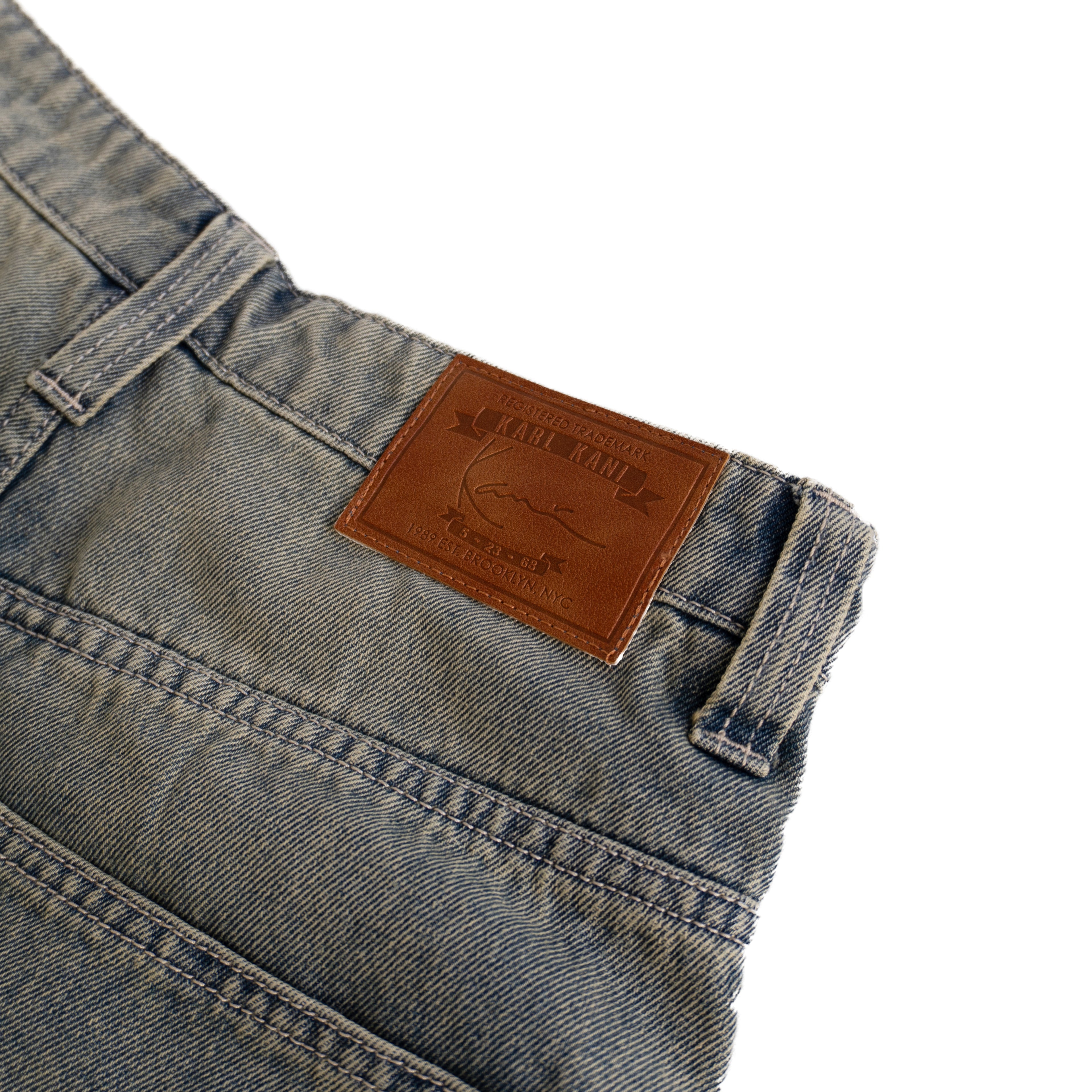 KARL KANI WIDE LEG JEANS – BLUE BEIJE