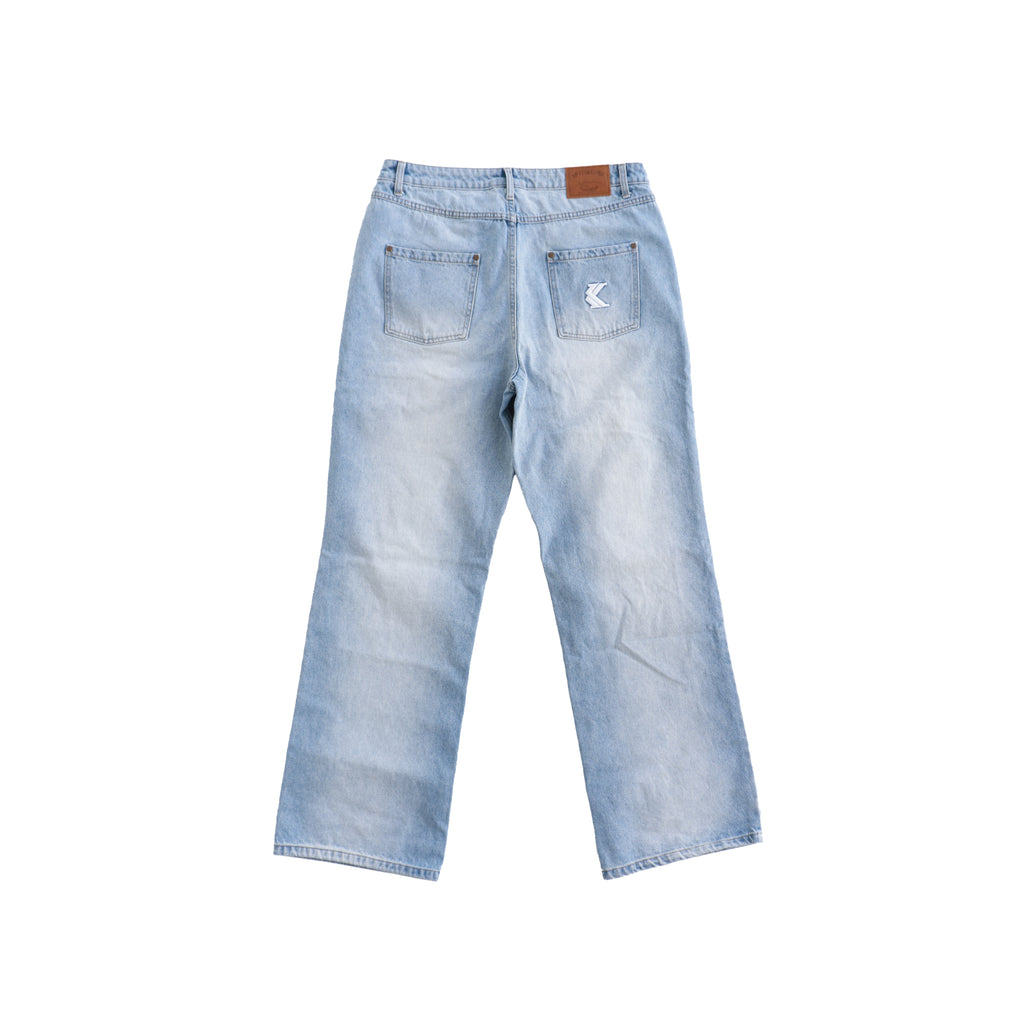 KARL KANI WIDE LEG JEANS – LIGHT BLUE (W)
