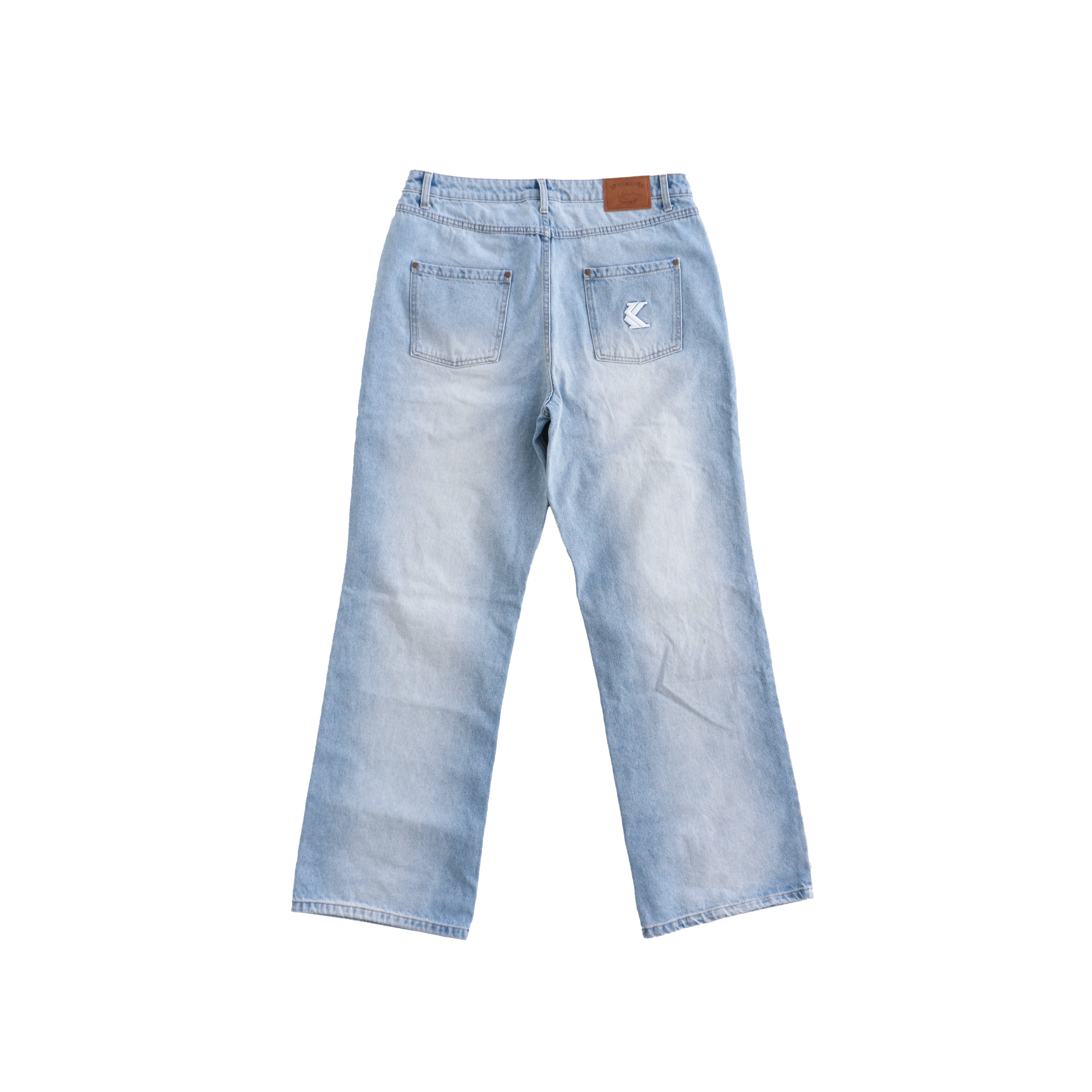 KARL KANI WIDE LEG JEANS – LIGHT BLUE (W)