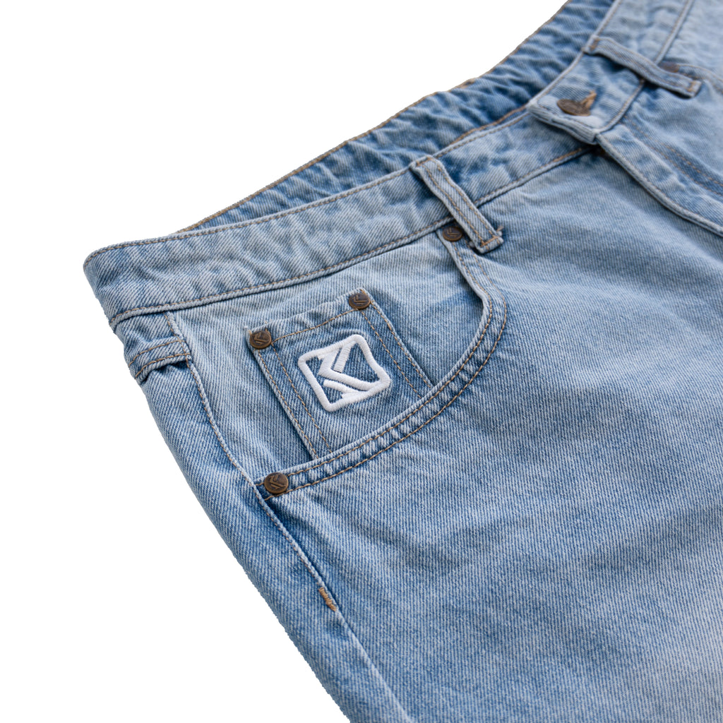 KARL KANI WIDE LEG JEANS – LIGHT BLUE (W)