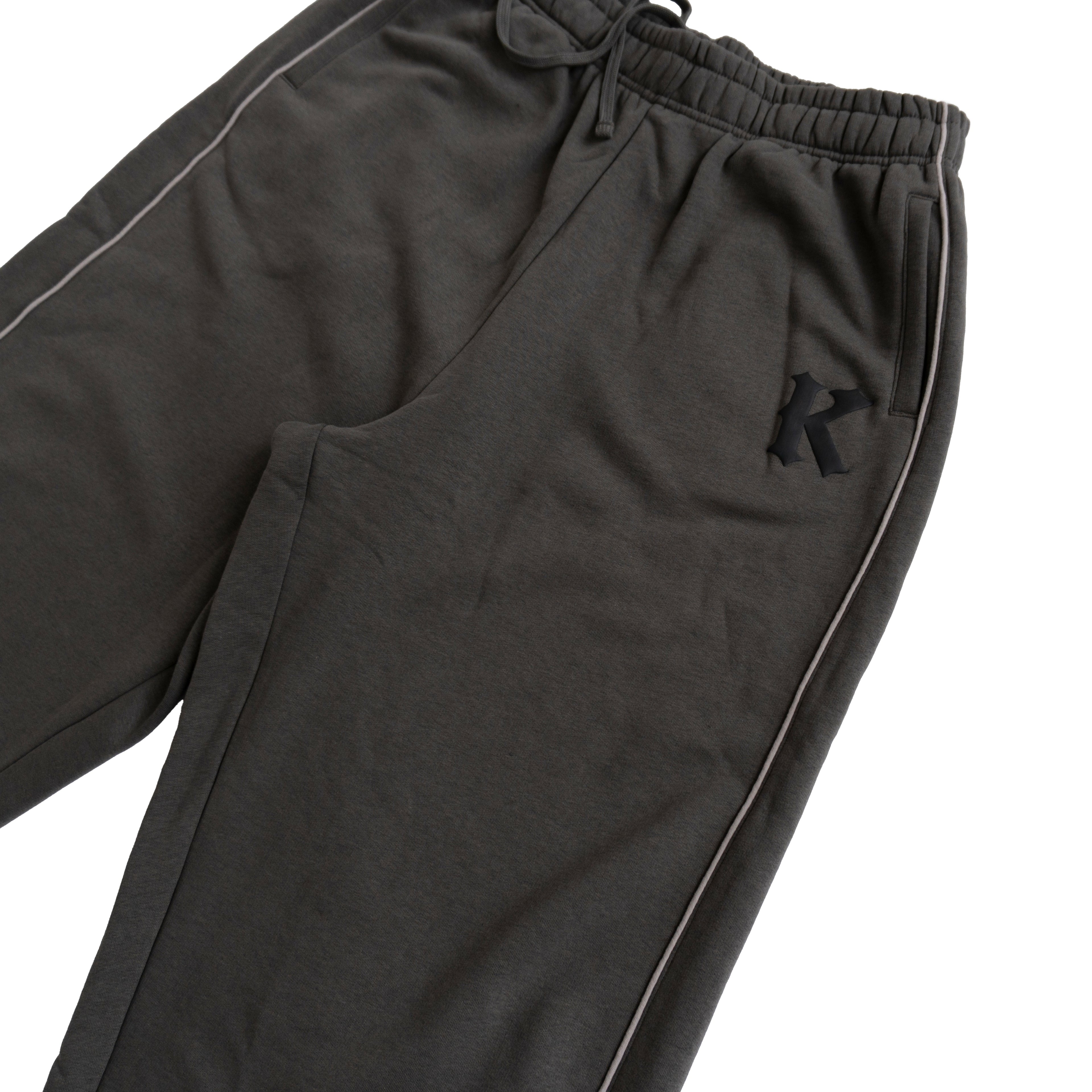 KARL KANI RELAXED TRACK PANTS – CHARCOAL GREY