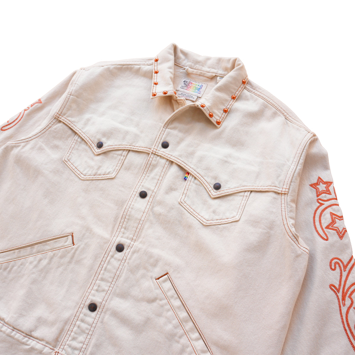 LEVI'S PREMIUM RAINBOW RODEO DENIM JACKET – BEIJE