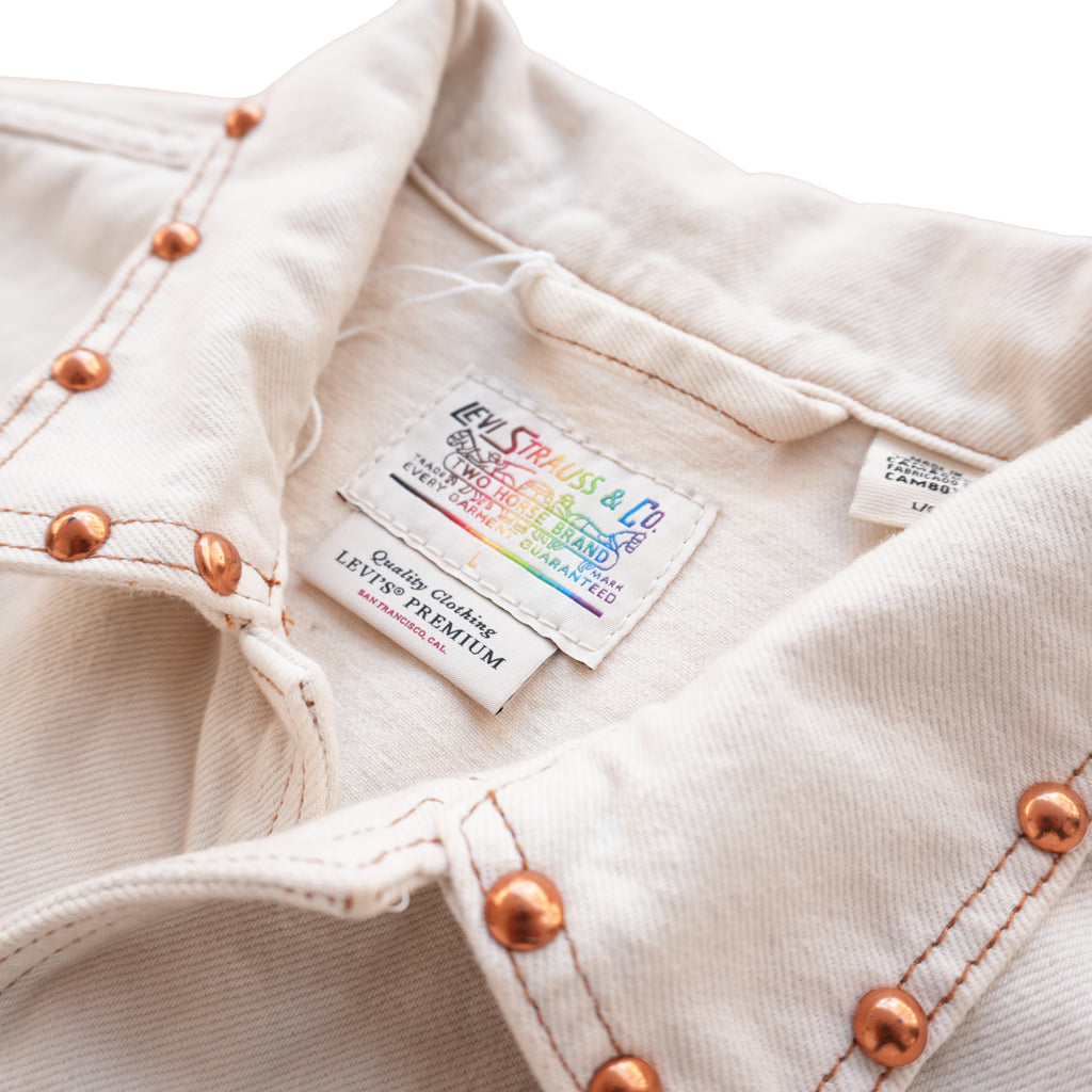LEVI'S PREMIUM RAINBOW RODEO DENIM JACKET – BEIJE