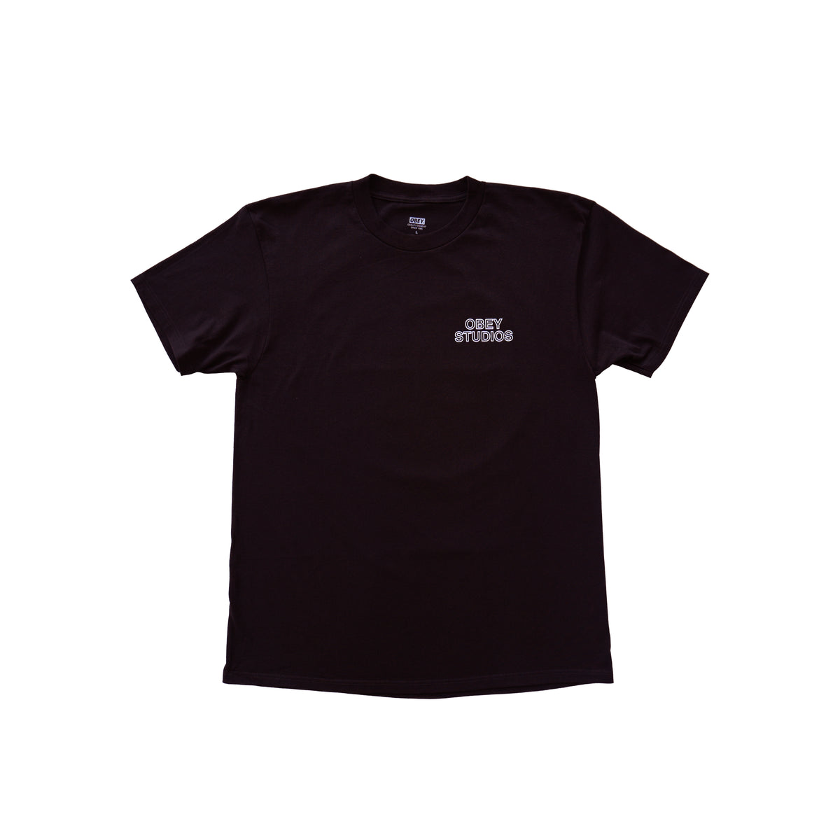 OBEY STUDIOS GRAPHIC T-SHIRT – BLACK