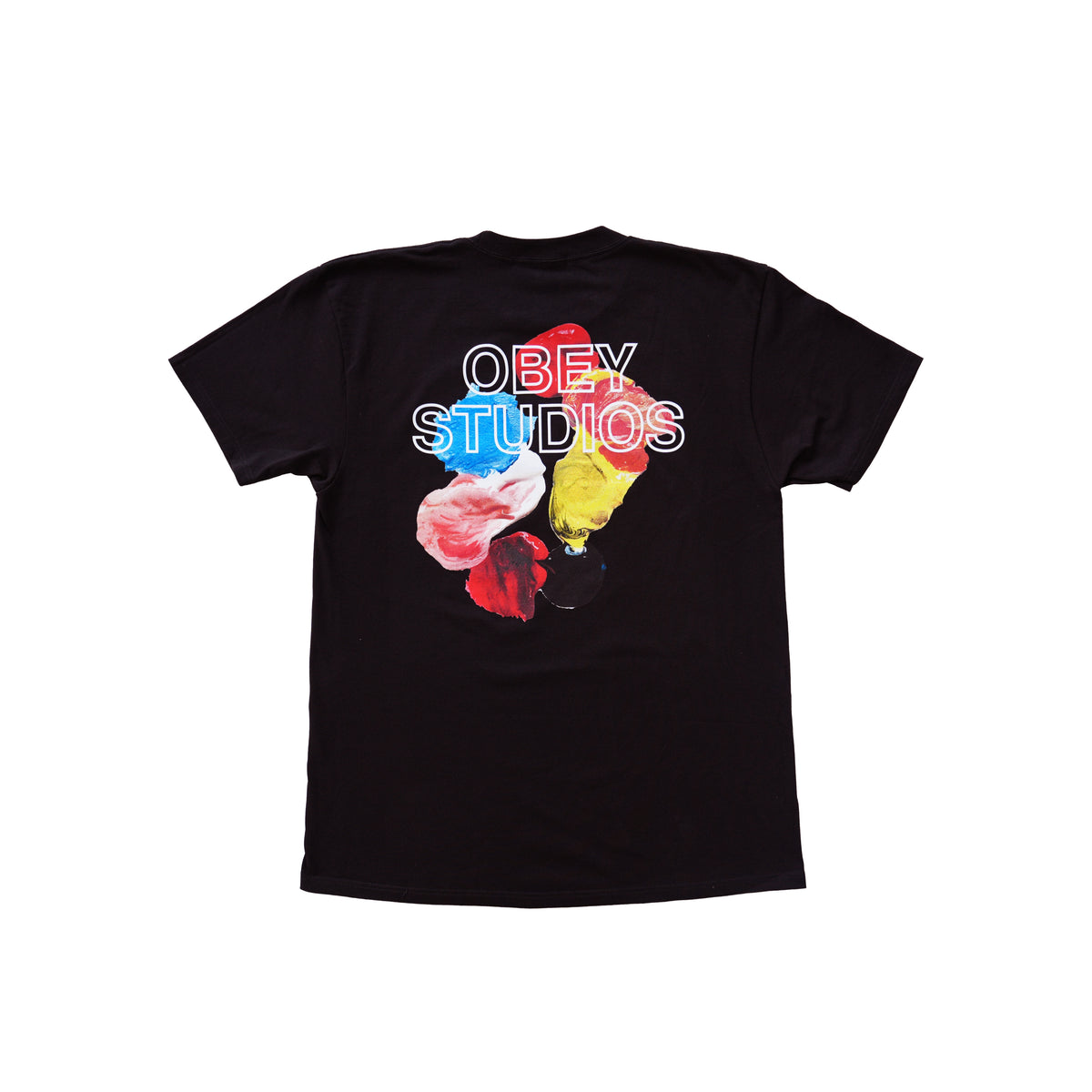 OBEY STUDIOS GRAPHIC T-SHIRT – BLACK