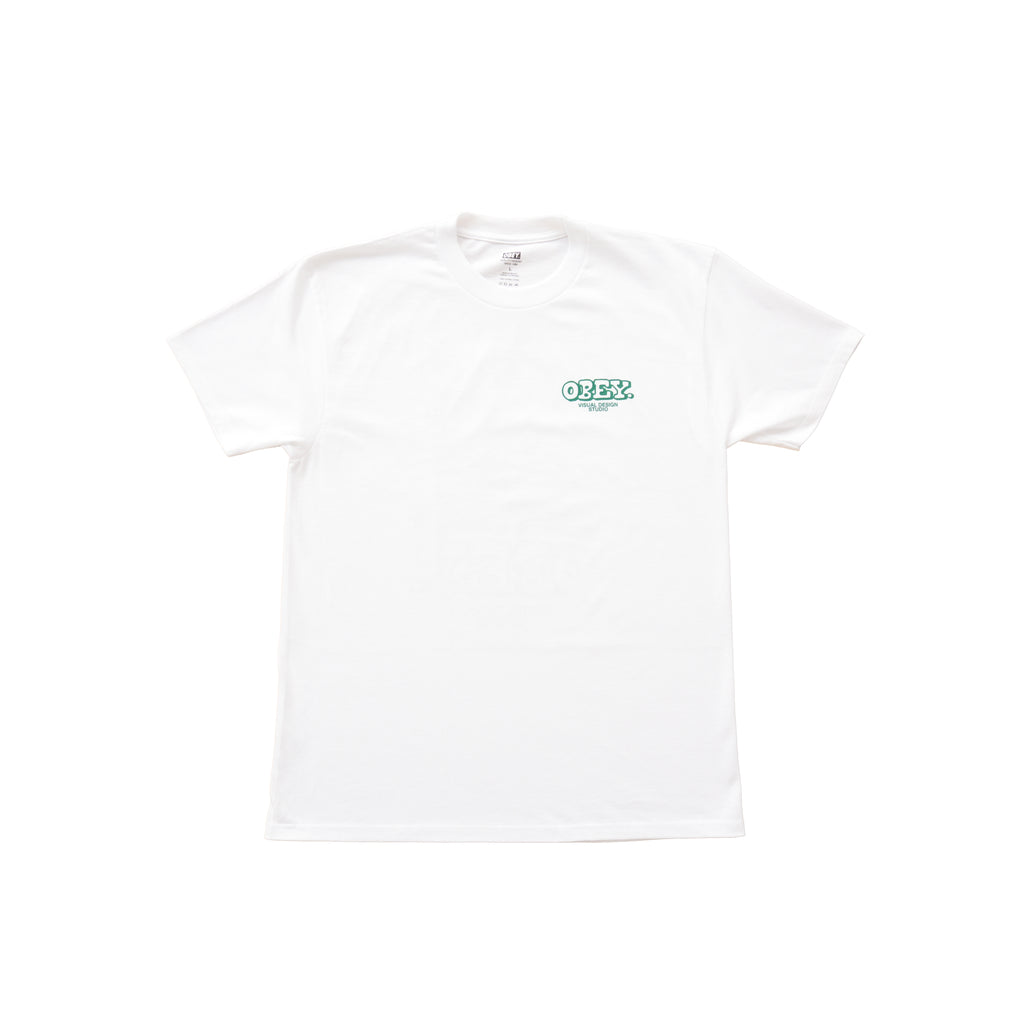 OBEY KNOWLEDGE & GROWTH T-SHIRT – WHITE