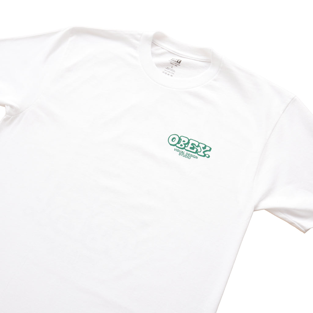 OBEY KNOWLEDGE & GROWTH T-SHIRT – WHITE
