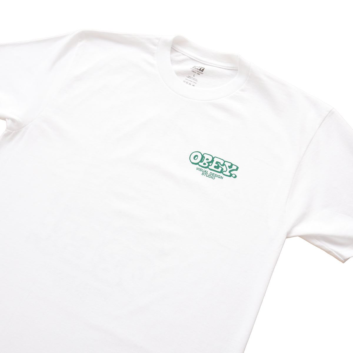 OBEY KNOWLEDGE & GROWTH T-SHIRT – WHITE