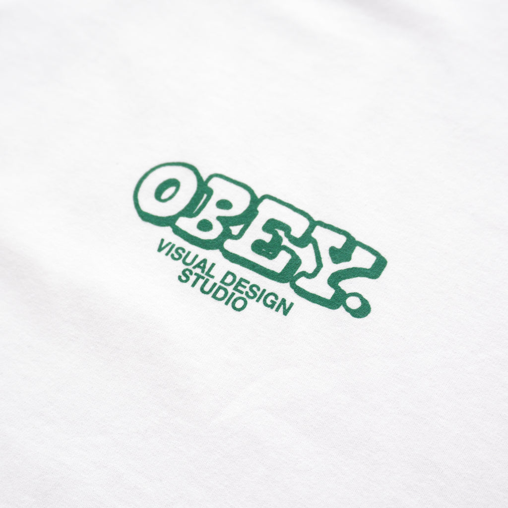 OBEY KNOWLEDGE & GROWTH T-SHIRT – WHITE