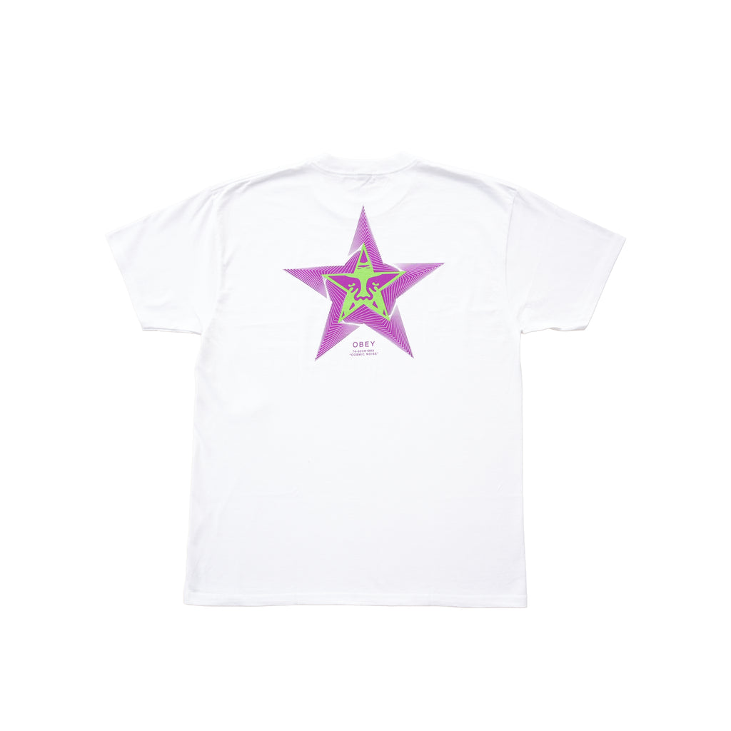 OBEY COSMIC NOISE T-SHIRT – WHITE