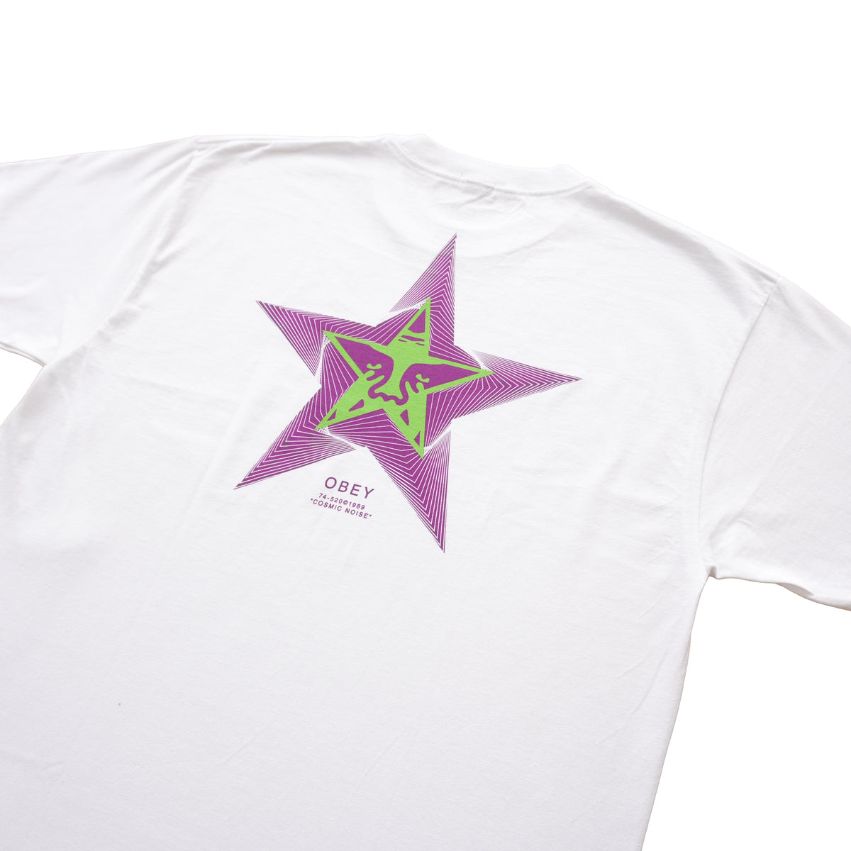 OBEY COSMIC NOISE T-SHIRT – WHITE