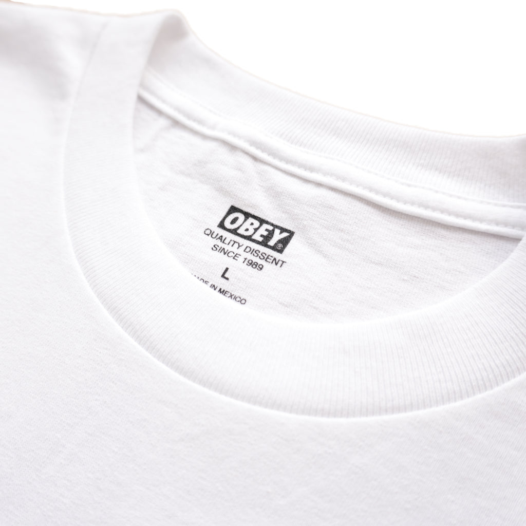 OBEY COSMIC NOISE T-SHIRT – WHITE