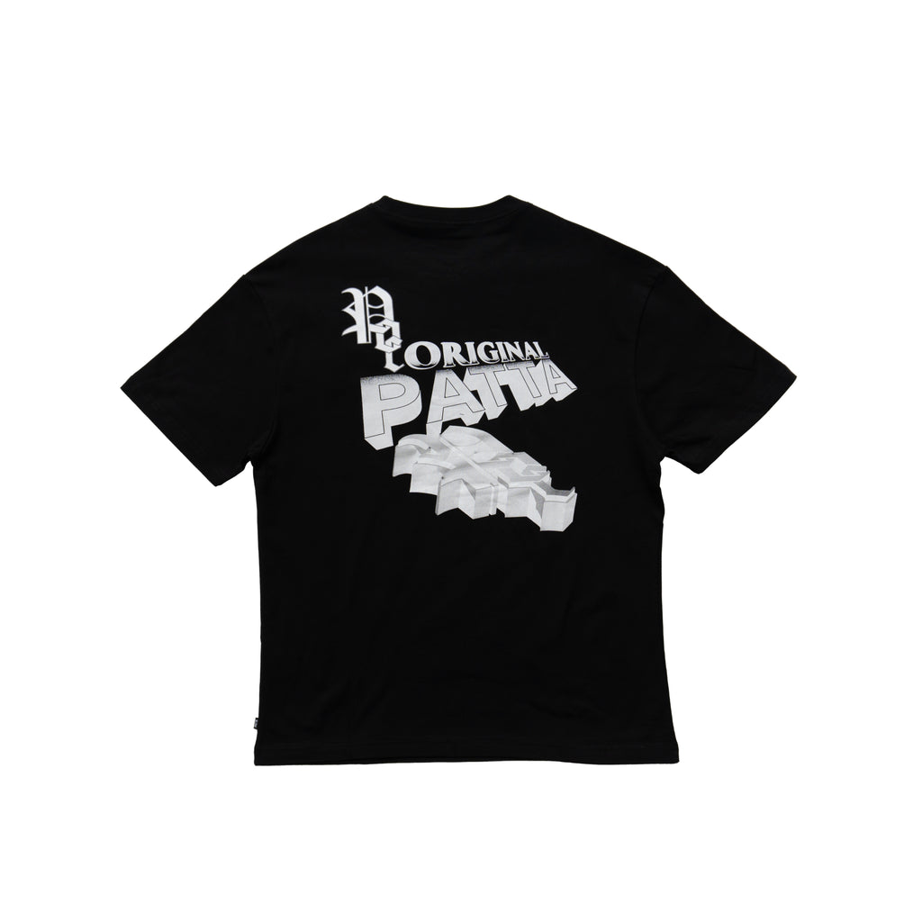 PATTA ORIGINAL LOGO GRAPHIC T-SHIRT - BLACK