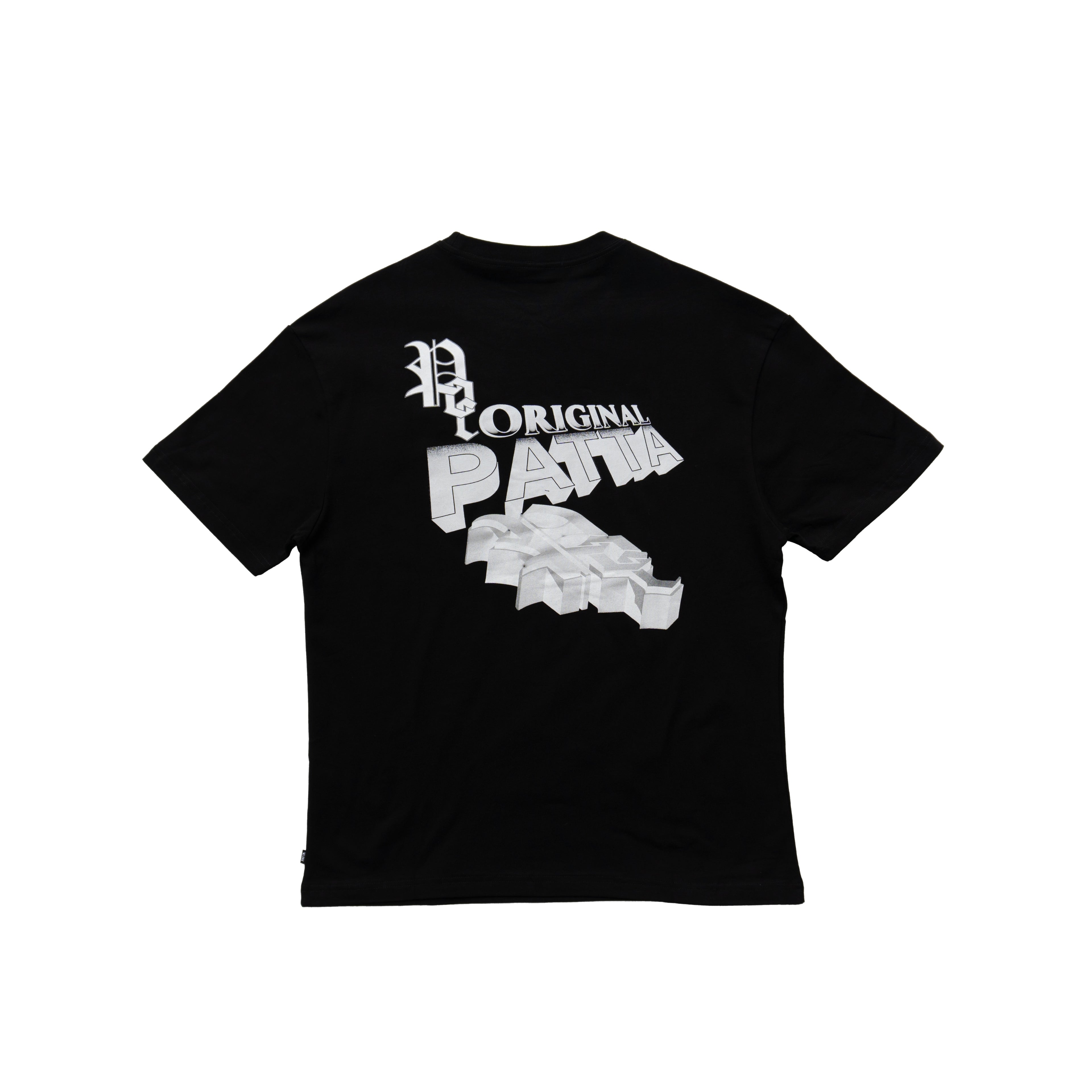 PATTA ORIGINAL LOGO GRAPHIC T-SHIRT - BLACK
