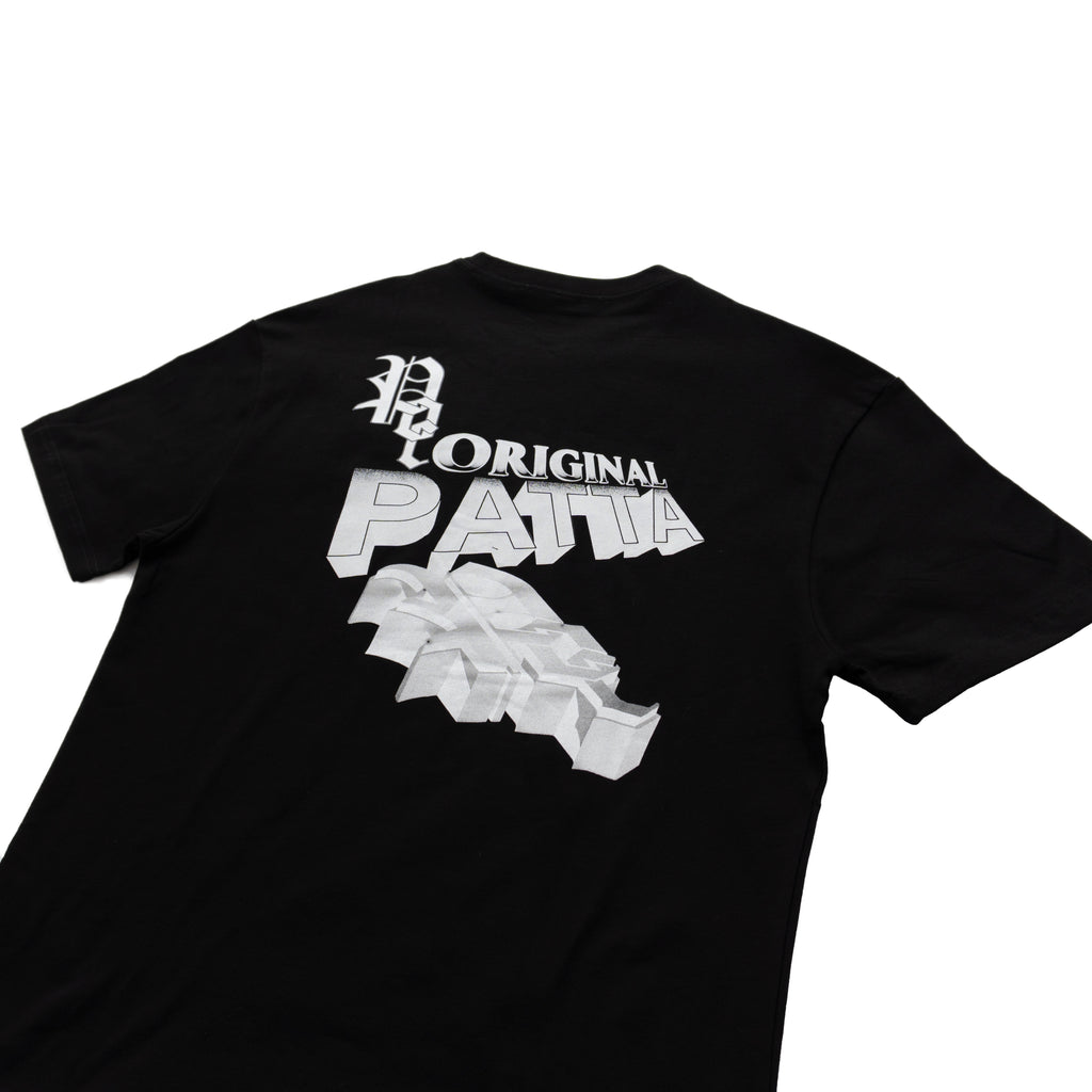 PATTA ORIGINAL LOGO GRAPHIC T-SHIRT - BLACK
