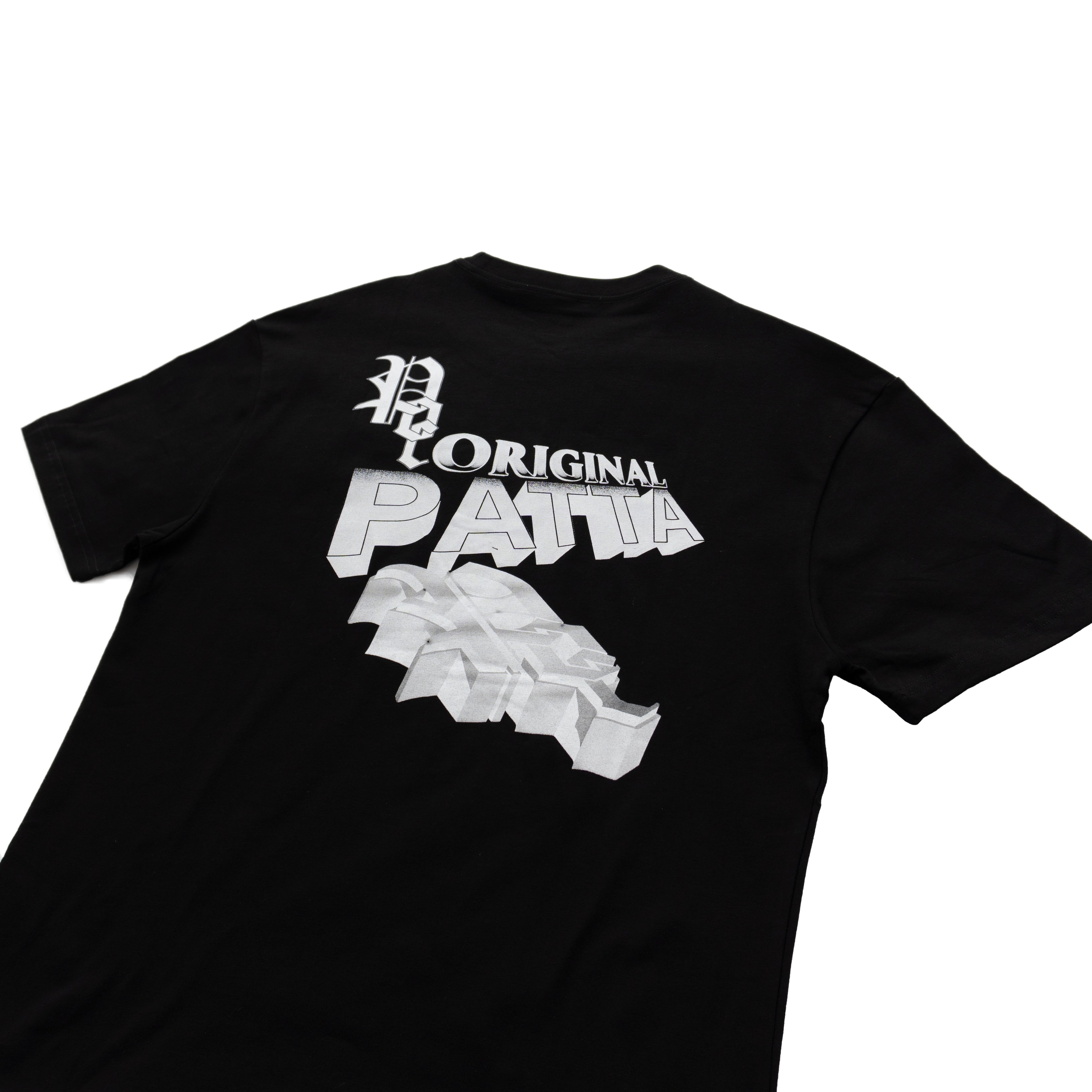 PATTA ORIGINAL LOGO GRAPHIC T-SHIRT - BLACK