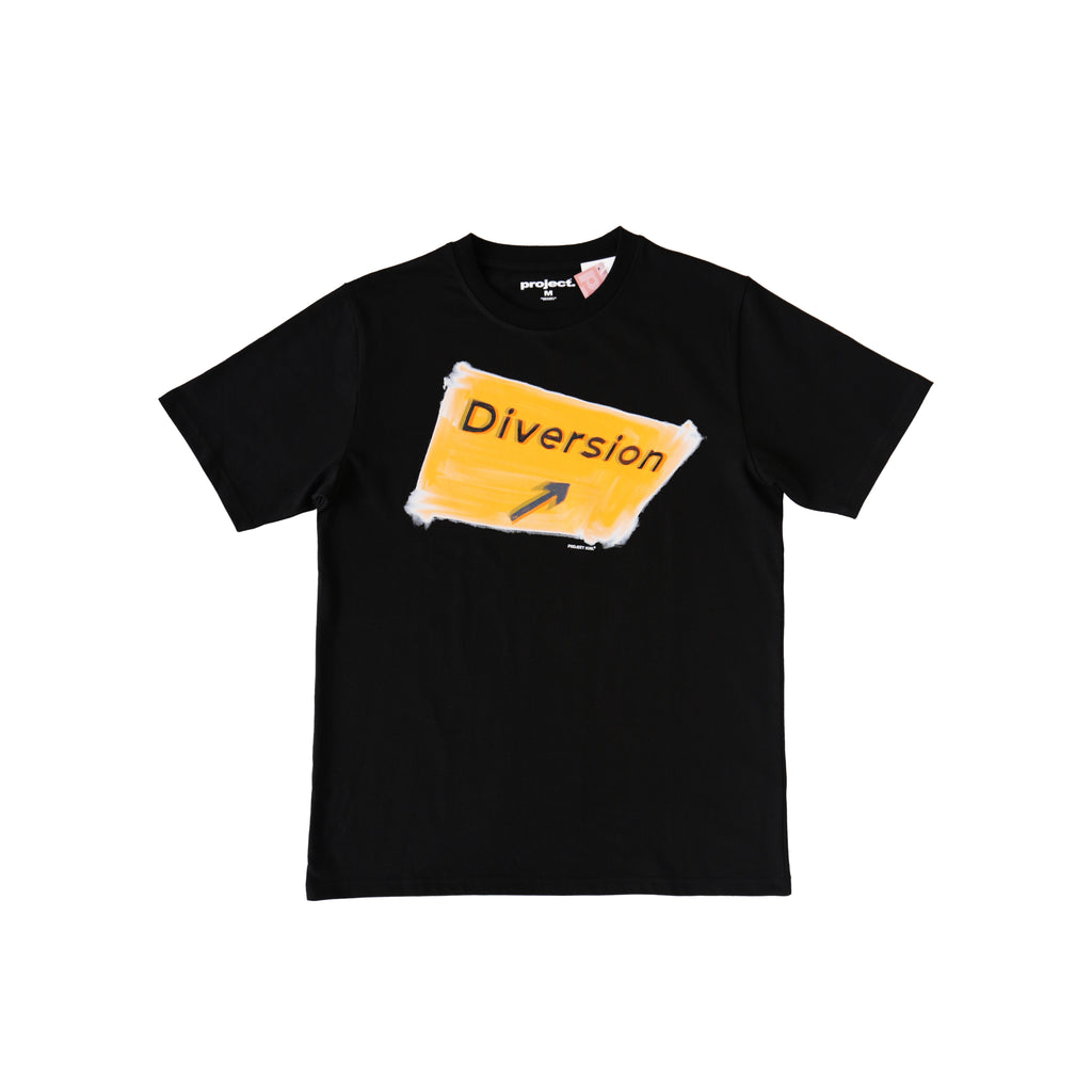 PROJECT/A DIVERSION T-SHIRT – BLACK