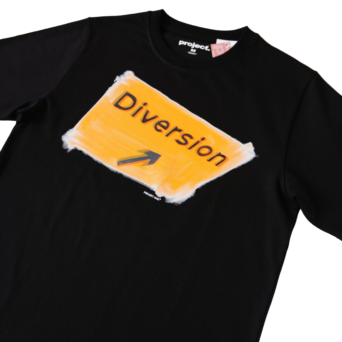 PROJECT/A DIVERSION T-SHIRT – BLACK