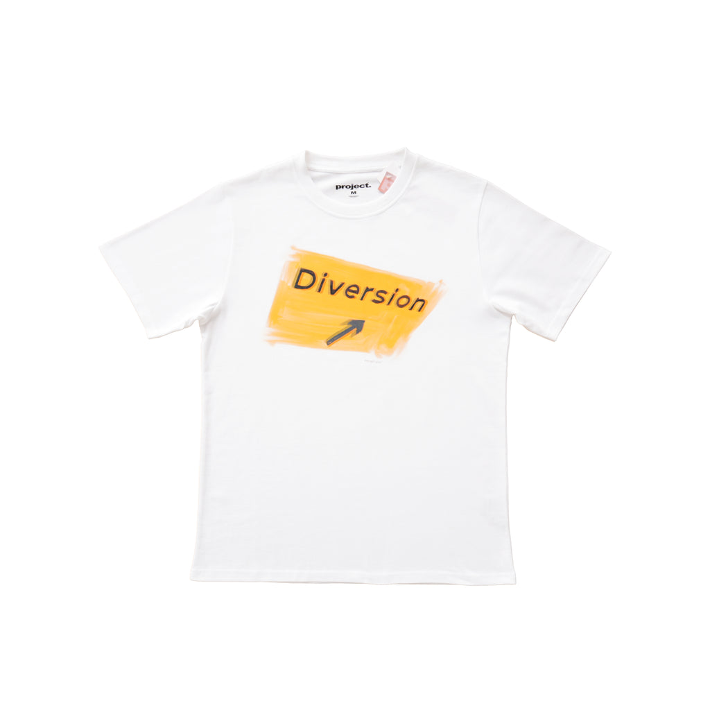 PROJECT/A DIVERSION T-SHIRT – WHITE