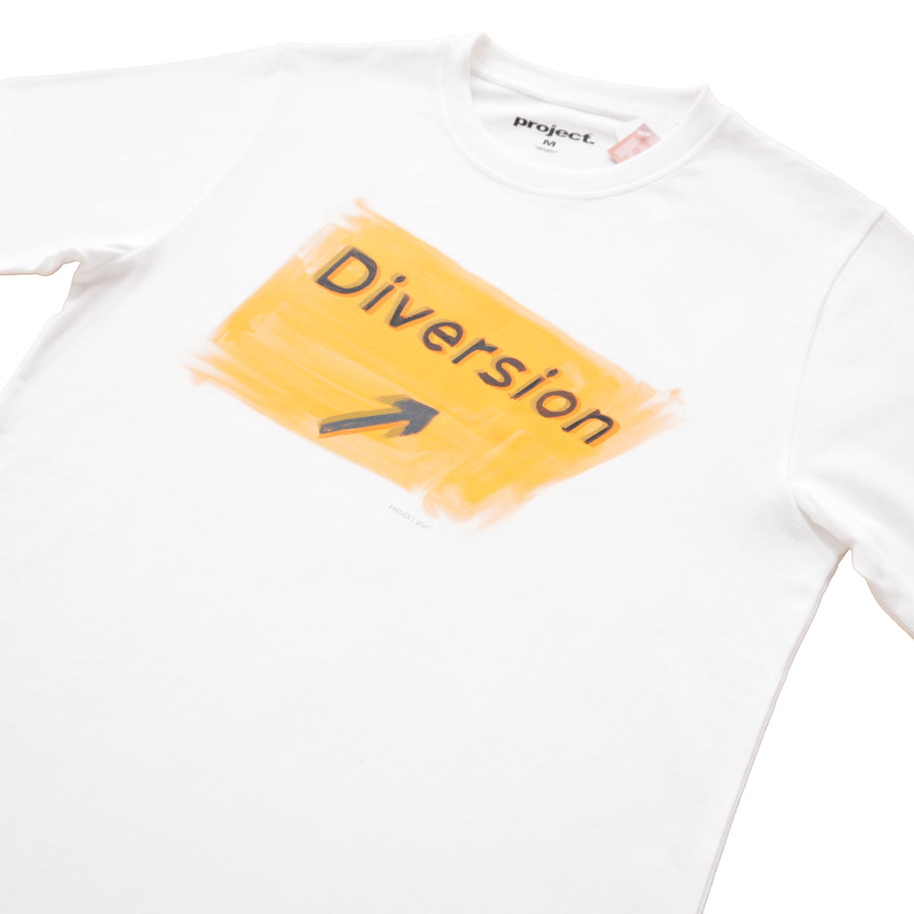 PROJECT/A DIVERSION T-SHIRT – WHITE