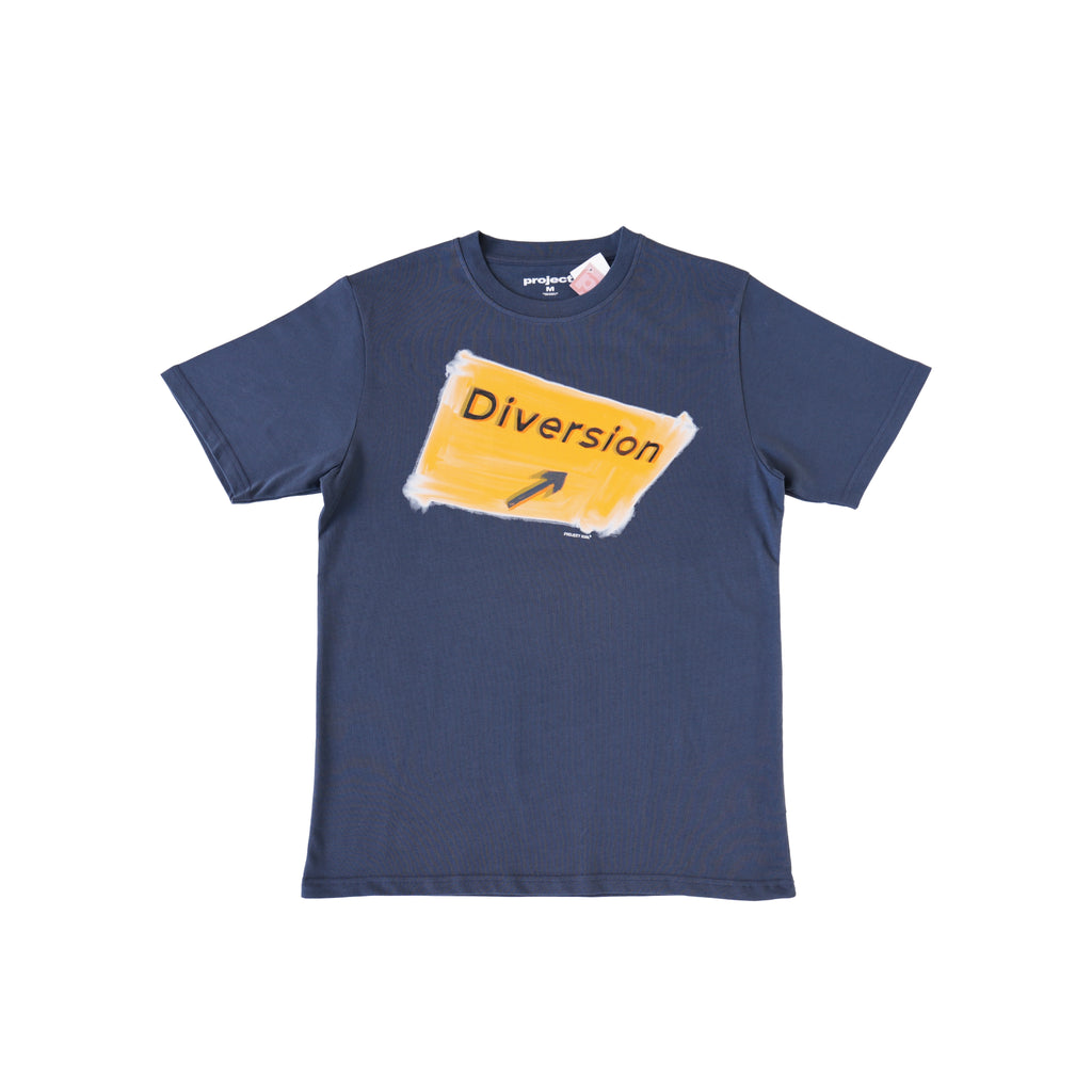 PROJECT/A DIVERSION T-SHIRT – NAVY