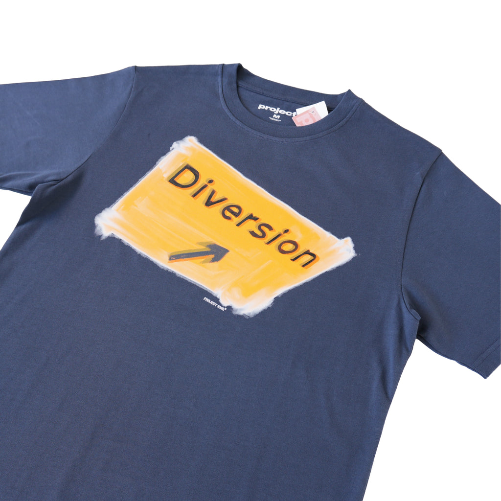 PROJECT/A DIVERSION T-SHIRT – NAVY