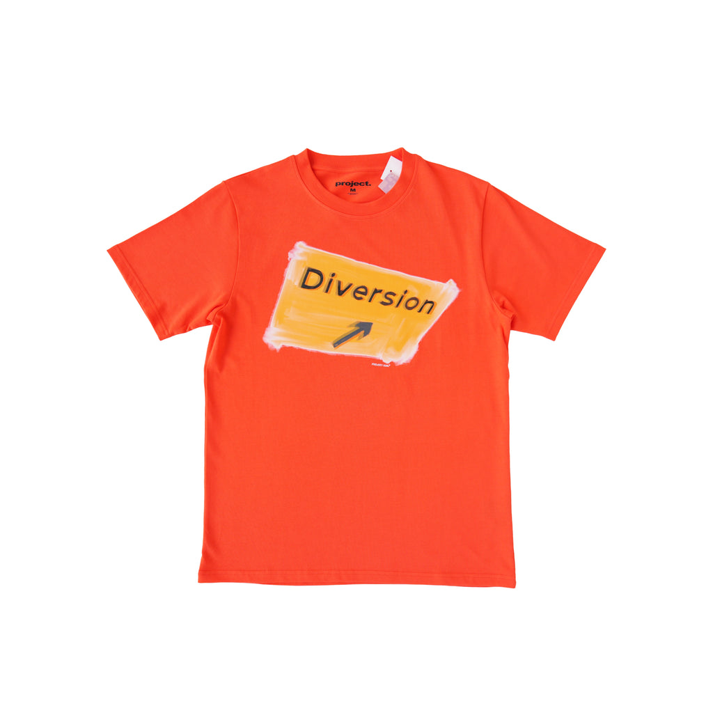 PROJECT/A DIVERSION T-SHIRT – ORANGE