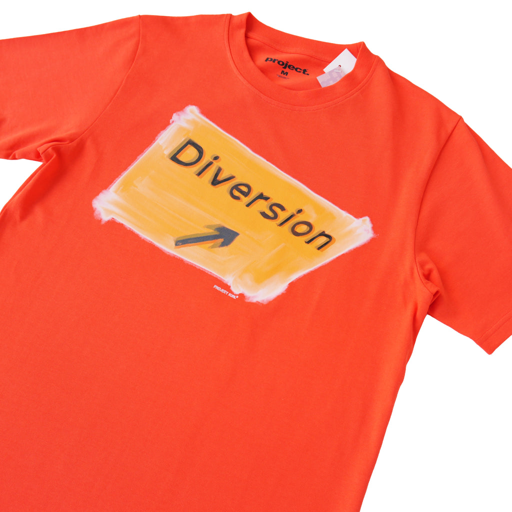 PROJECT/A DIVERSION T-SHIRT – ORANGE