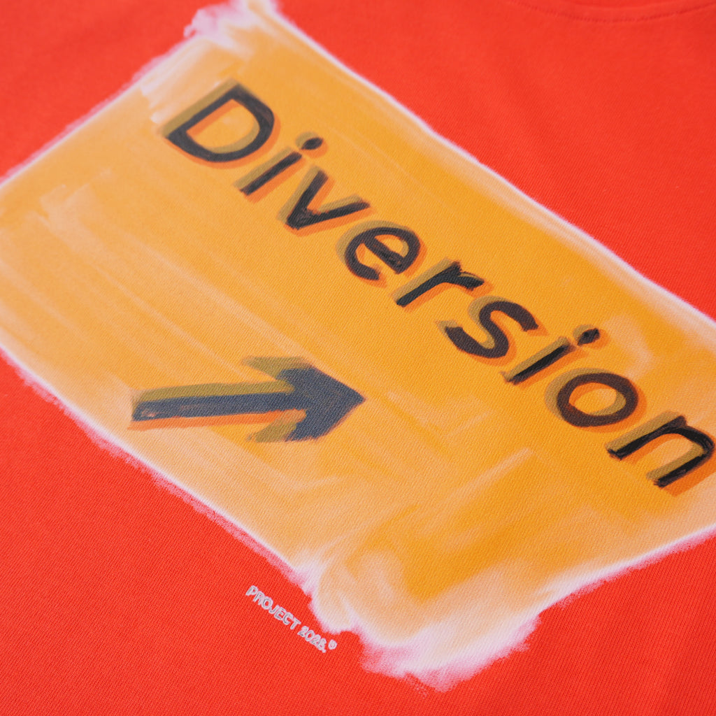 PROJECT/A DIVERSION T-SHIRT – ORANGE