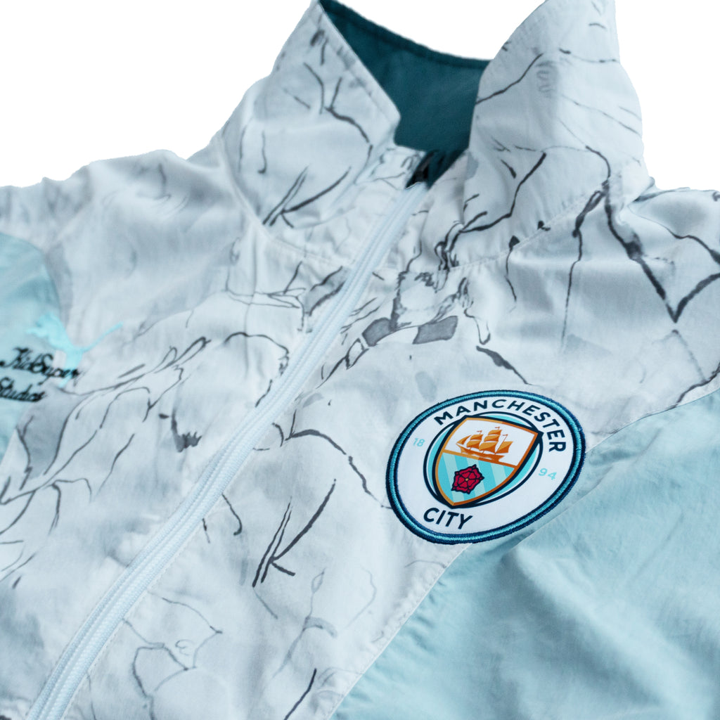 PUMA x MANCHESTER CITY KIDSUPER REVERSIBLE JACKET – SKY BLUE / TEAL