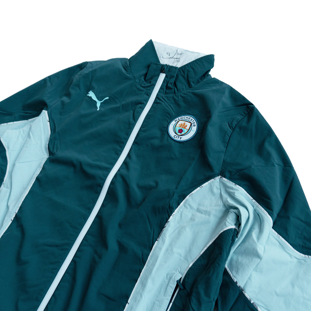 PUMA x MANCHESTER CITY KIDSUPER REVERSIBLE JACKET – SKY BLUE / TEAL