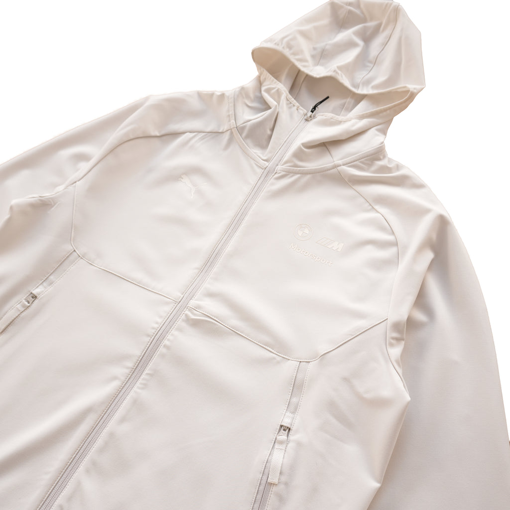PUMA BMW M MOTORSPORT FULL-ZIP HOODIE – OFF WHITE