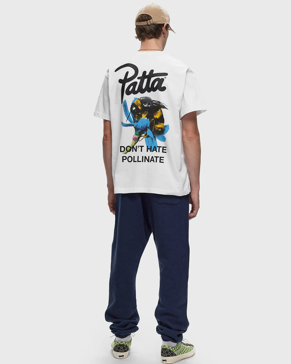 PATTA BUMBLE BEE T-SHIRT – WHITE