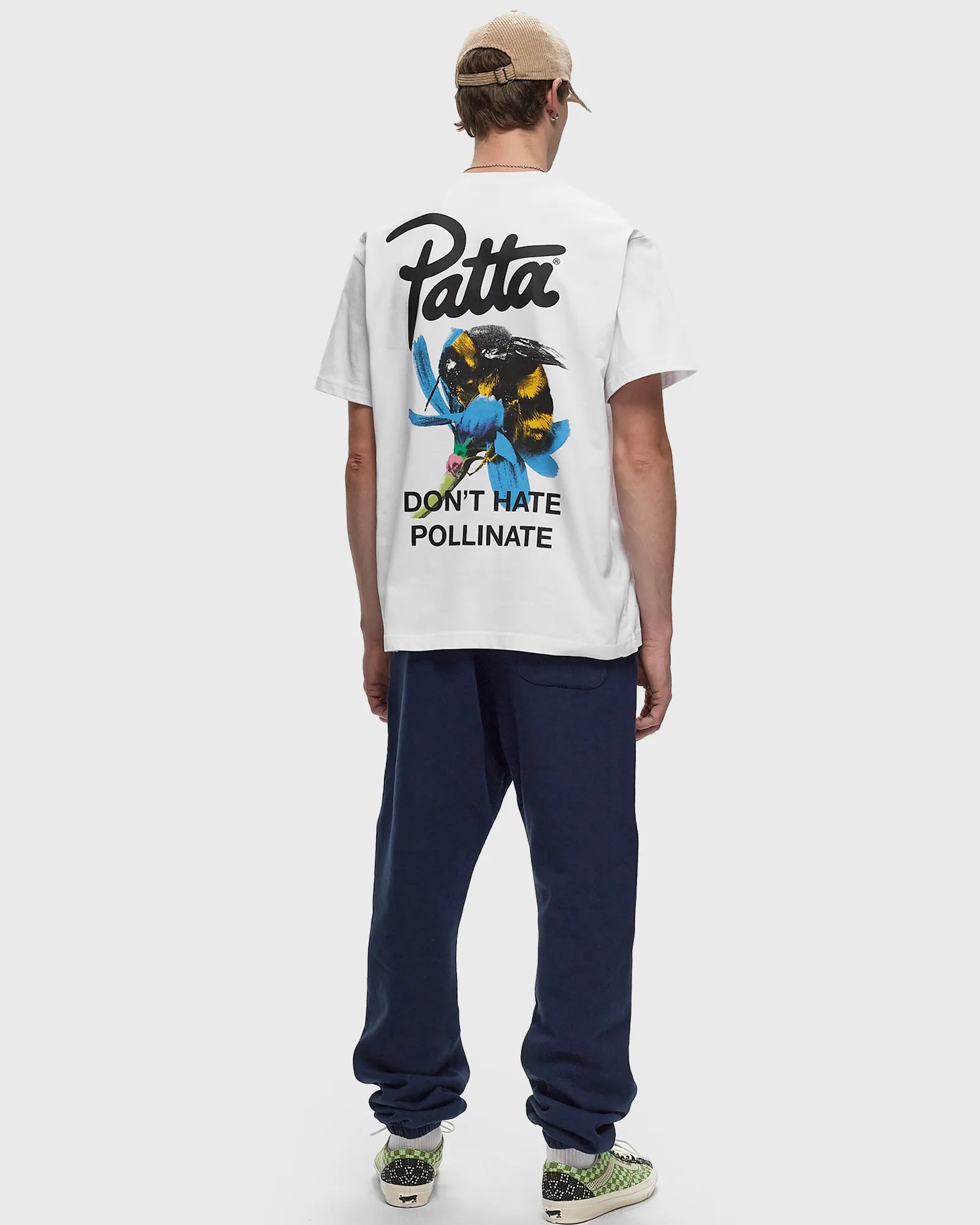 PATTA BUMBLE BEE T-SHIRT – WHITE