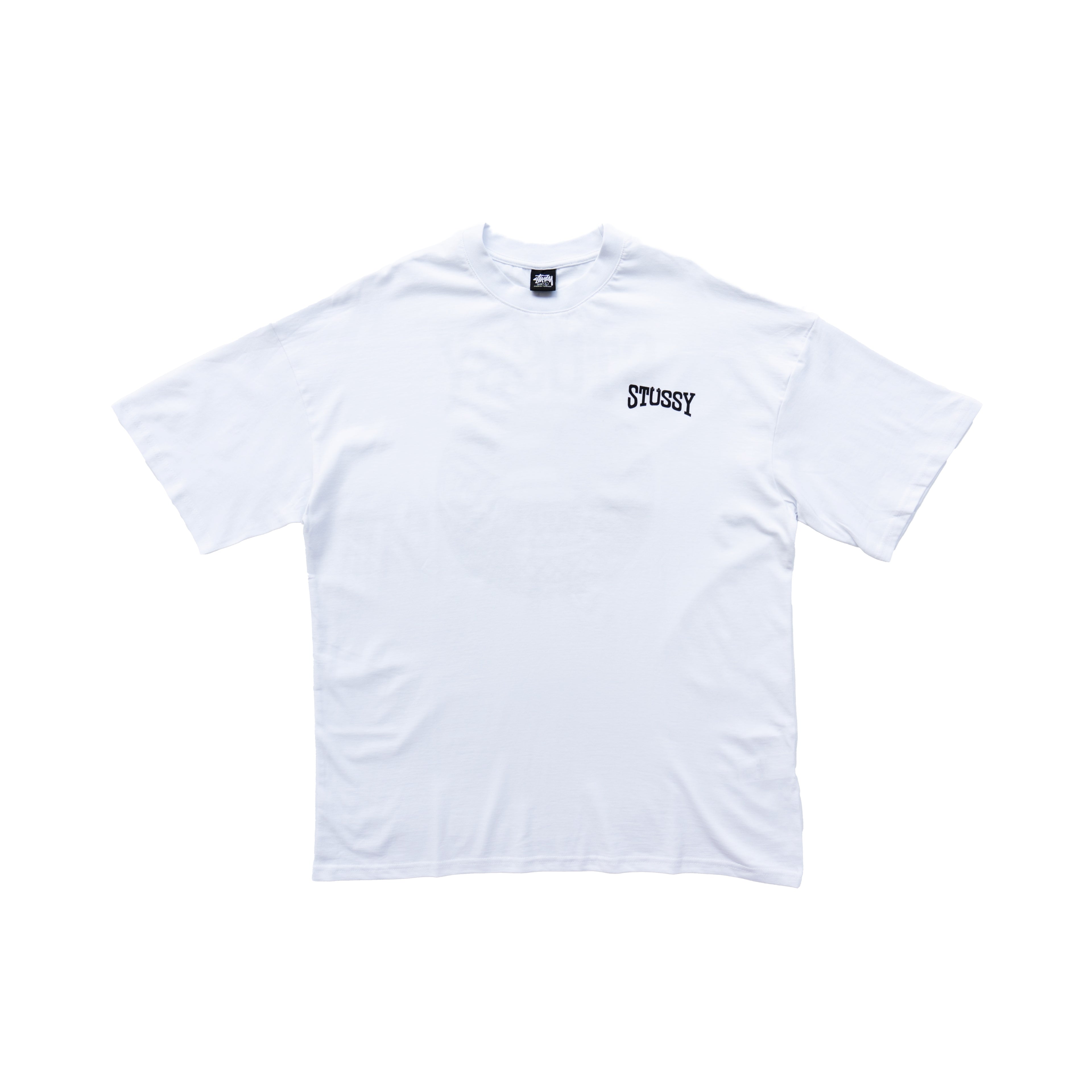 STÜSSY TIRE GRAPHIC T-SHIRT - WHITE