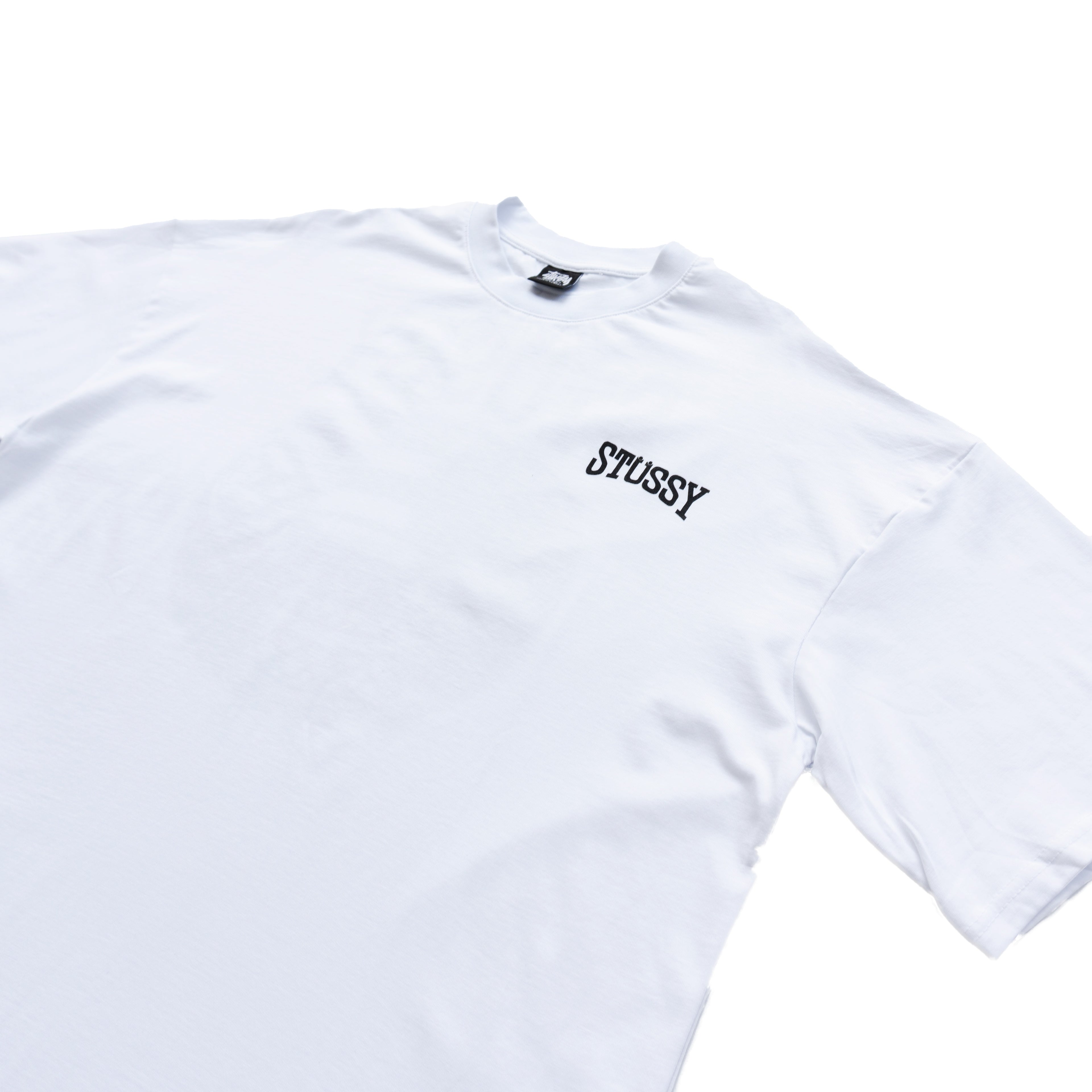 STÜSSY TIRE GRAPHIC T-SHIRT - WHITE