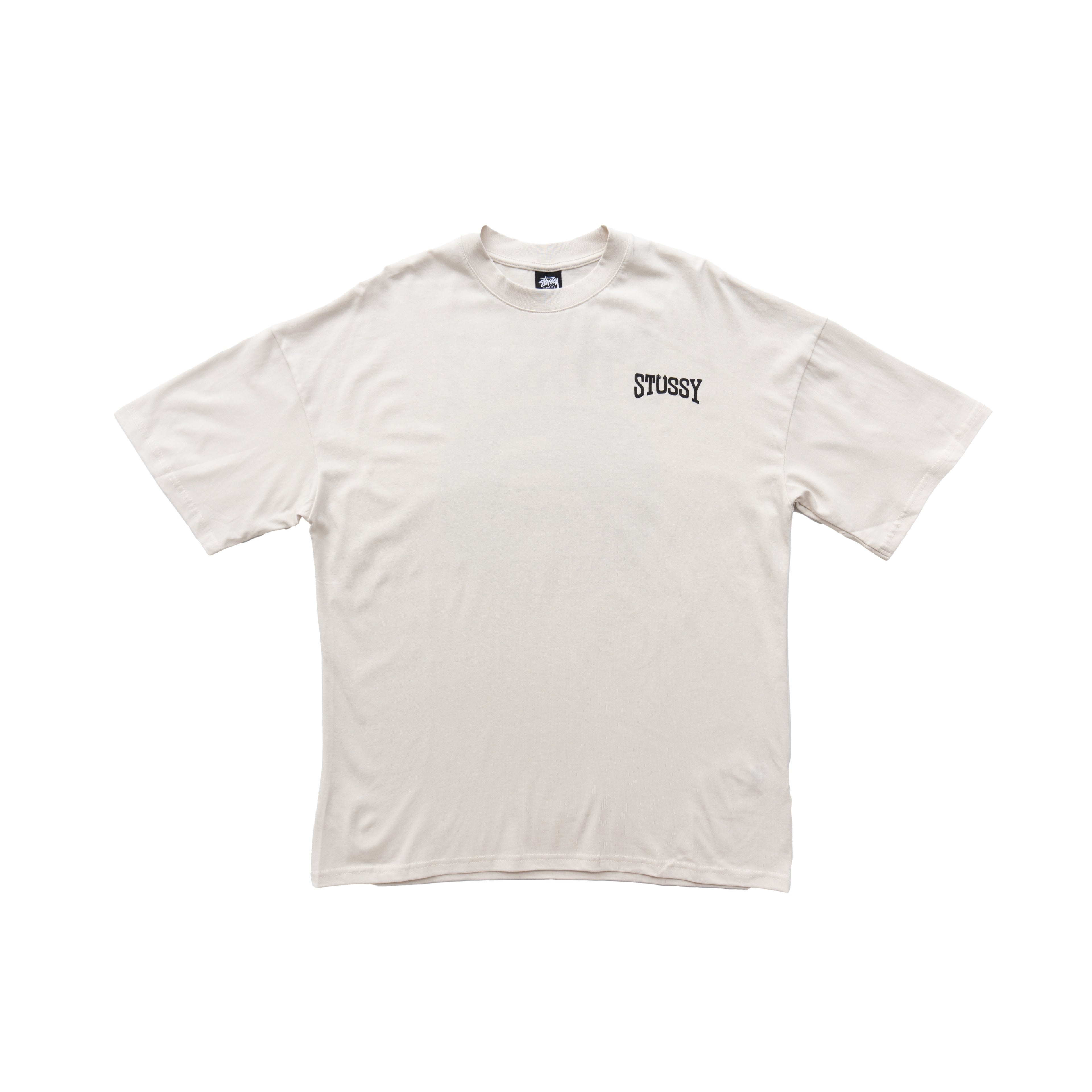 STÜSSY BUILT TOUGH GRAPHIC T-SHIRT – BEIGE