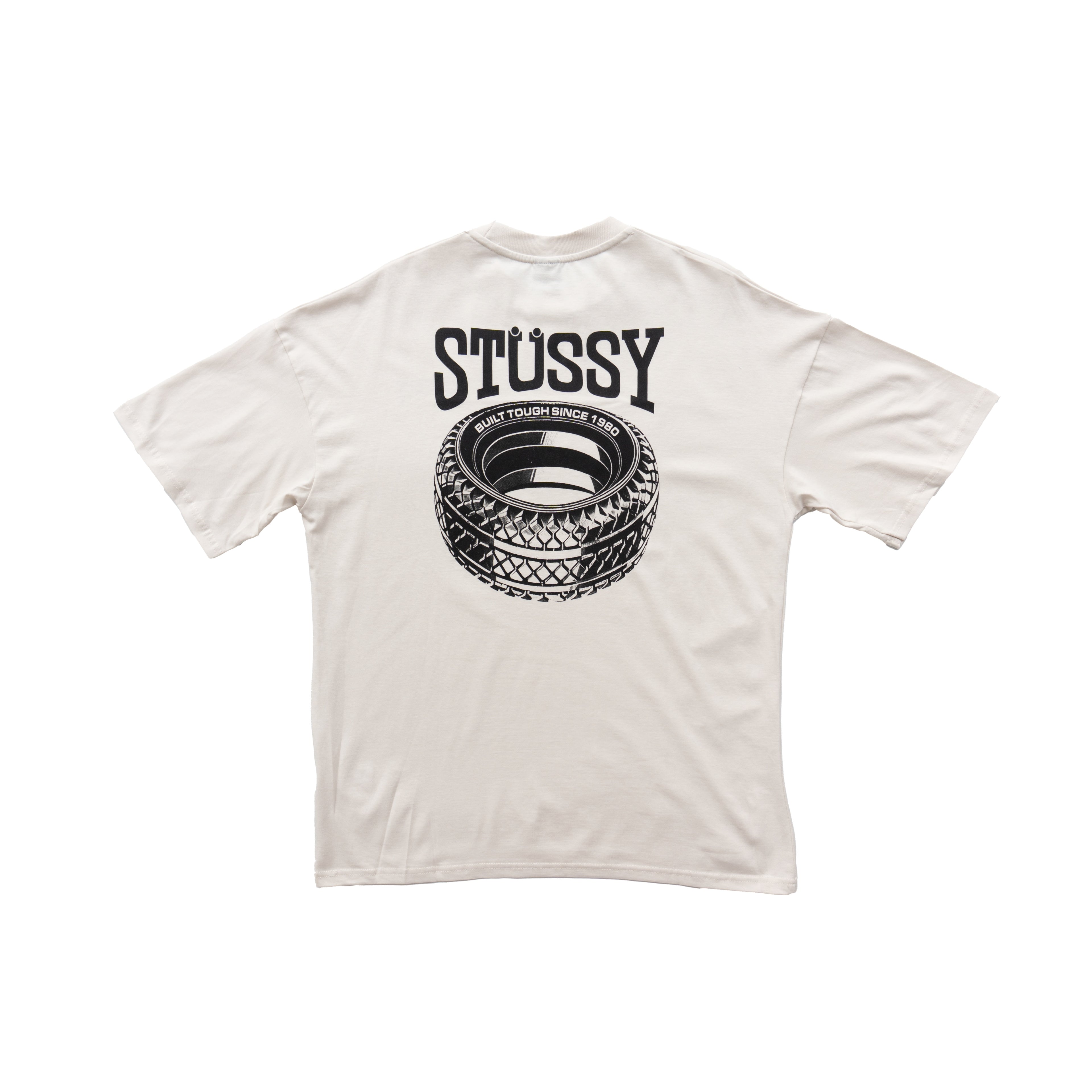 STÜSSY BUILT TOUGH GRAPHIC T-SHIRT – BEIGE
