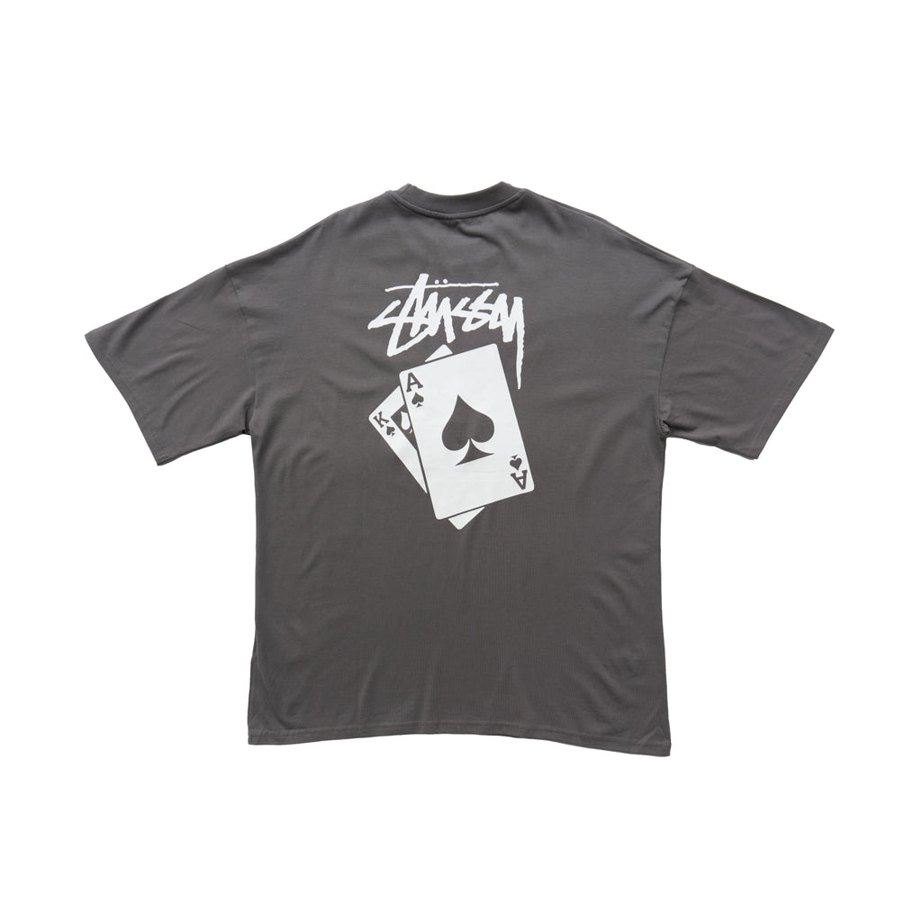 STÜSSY PLAYING CARDS GRAPHIC T-SHIRT – DARK GREEN