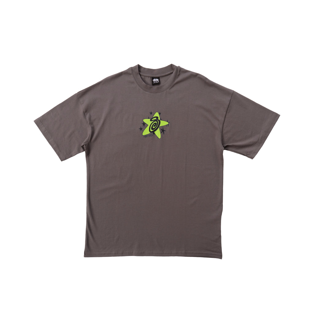 STÜSSY STAR SPIRAL T-SHIRT - KHAKI