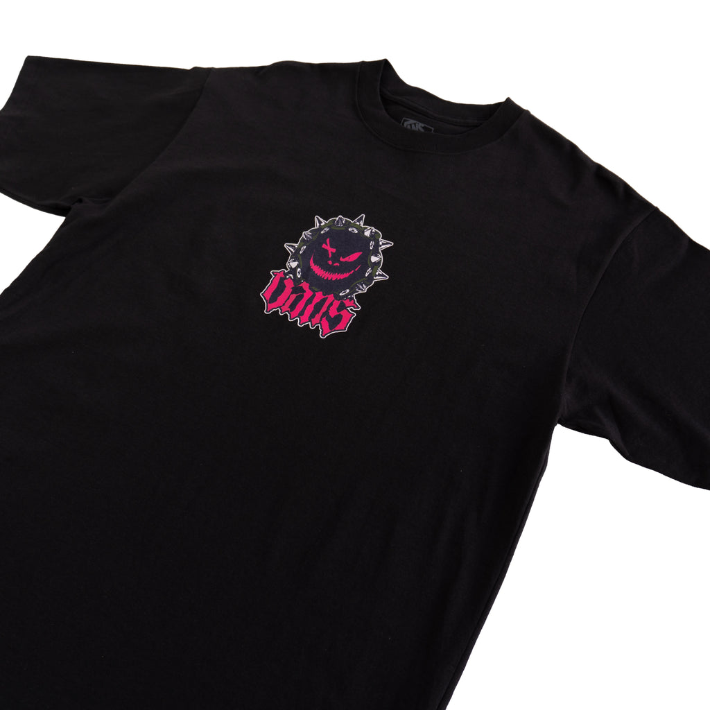 VANS SPIKED SMILE GRAPHIC T-SHIRT – BLACK