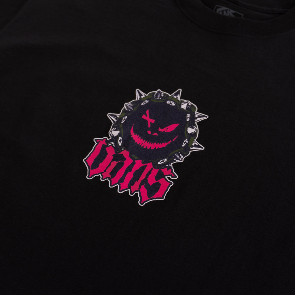 VANS SPIKED SMILE GRAPHIC T-SHIRT – BLACK